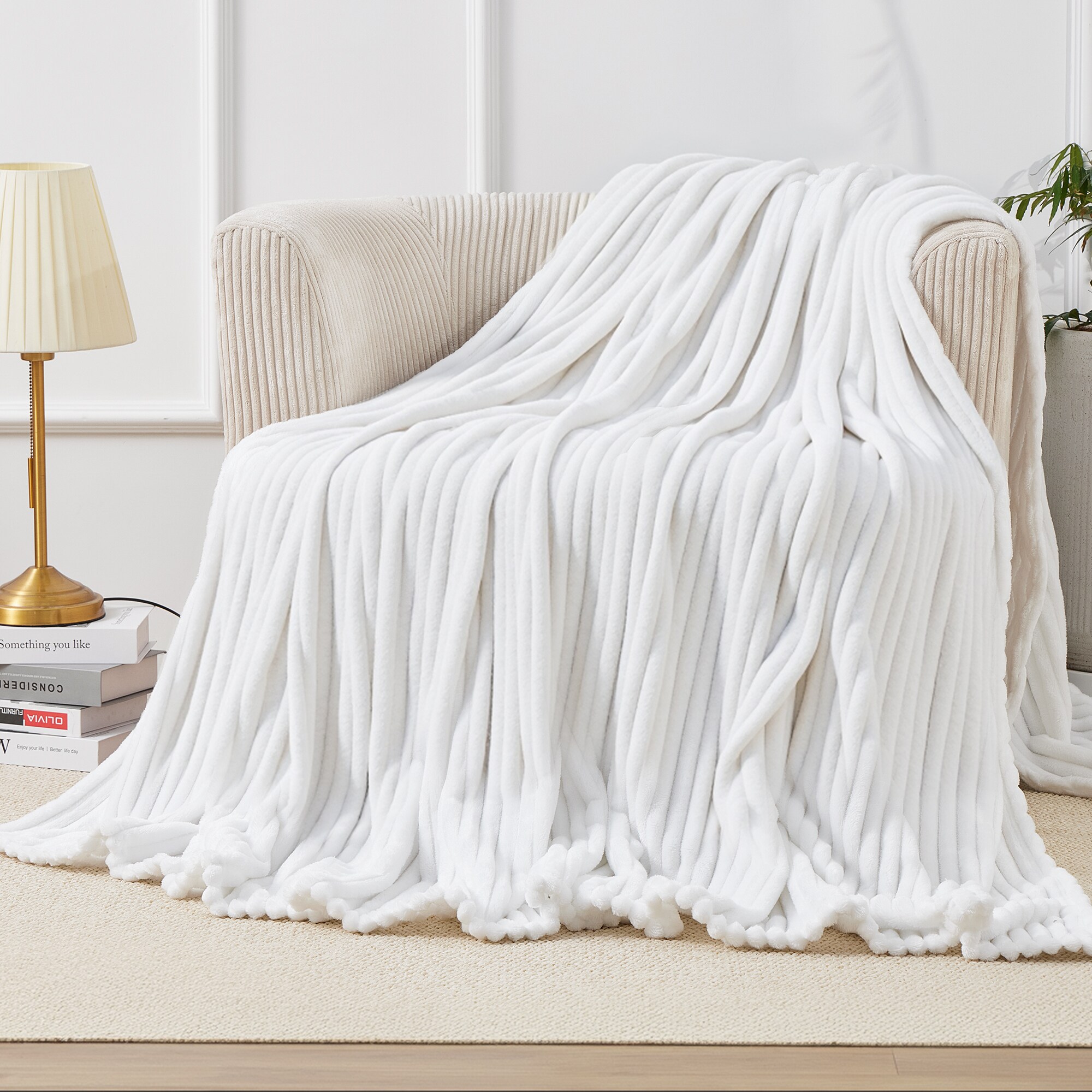 JEAREY JE-SMFLRPT-NV-TH Blankets-And-Throws - View #2
