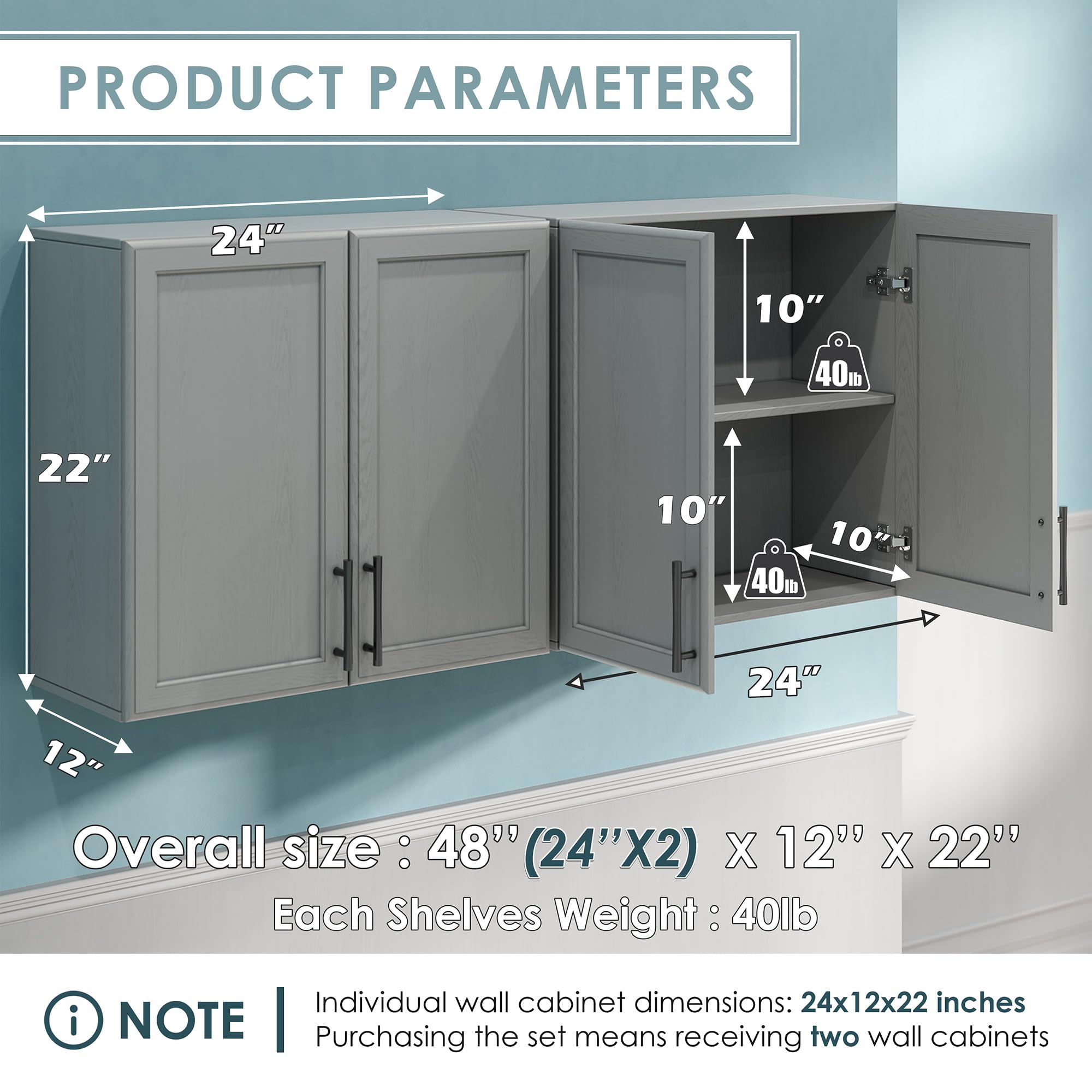 LTMATE LSFNZ23LCGR2427 Utility-Storage-Cabinets - View #3