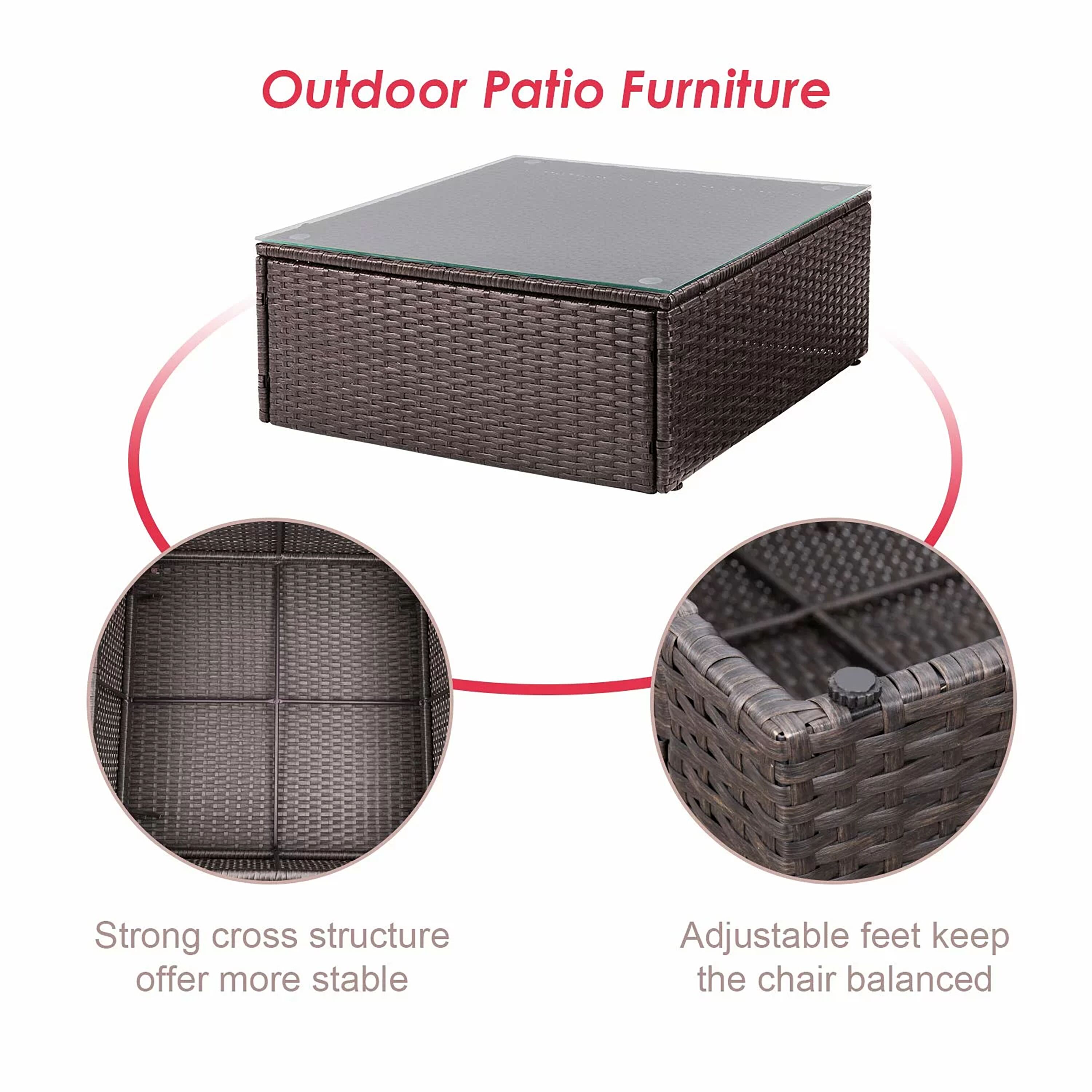 Vineego LS-71C1S1A1AS0BG Patio-Conversation-Sets - View #2