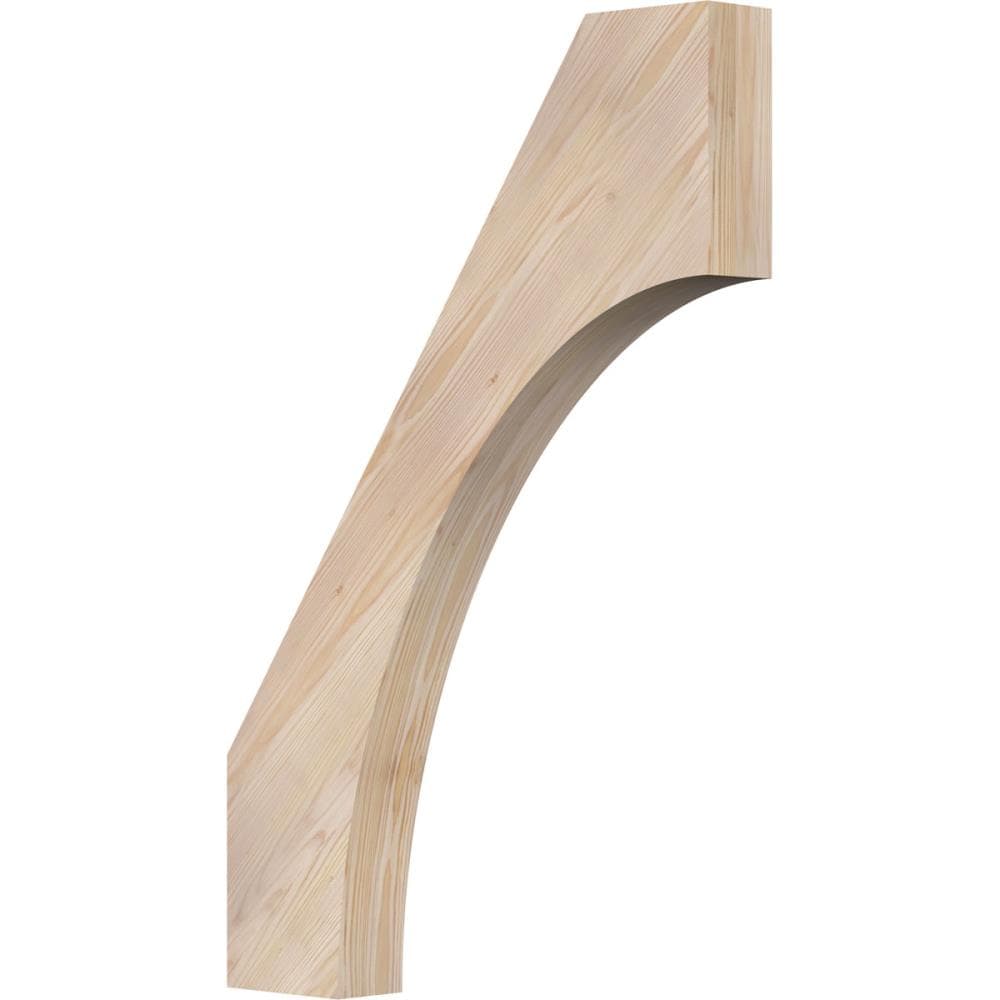 Ekena Millwork BRC04X24X36WTL00SDF 3-1/2-in x 24-in x 36-in Douglas Fir Unfinished Wood Westlake smooth