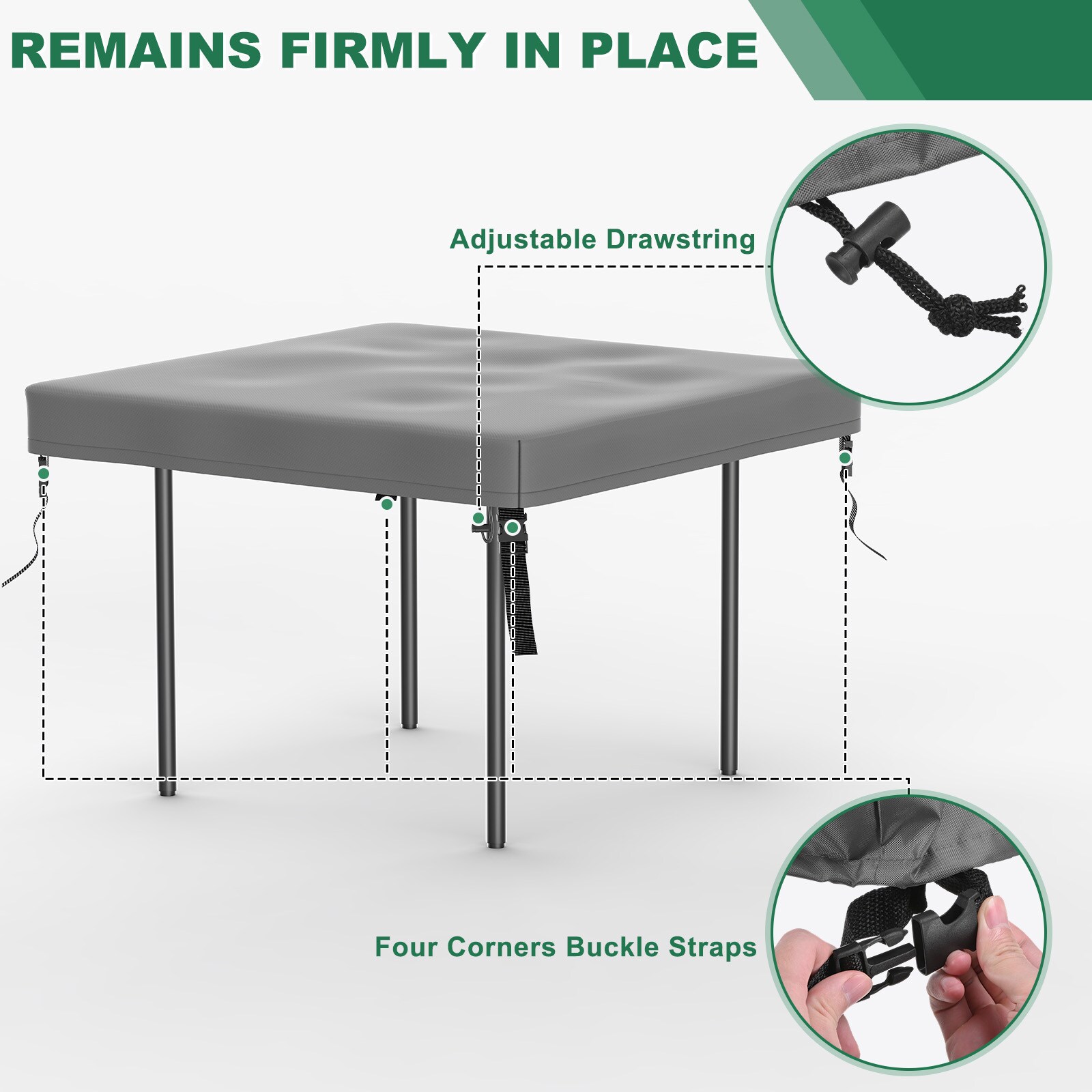Unique Bargains S26082400UX9427 Patio-Furniture-Covers - View #4