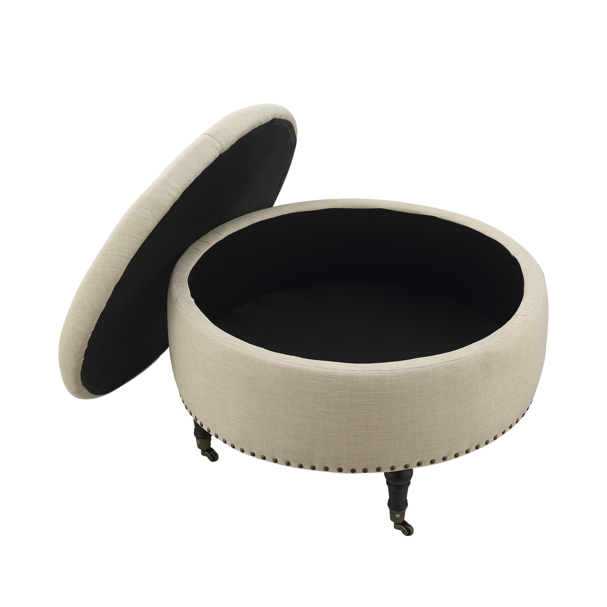 Rustic Manor RON13-03BE-LS Indoor-Ottomans - View #2