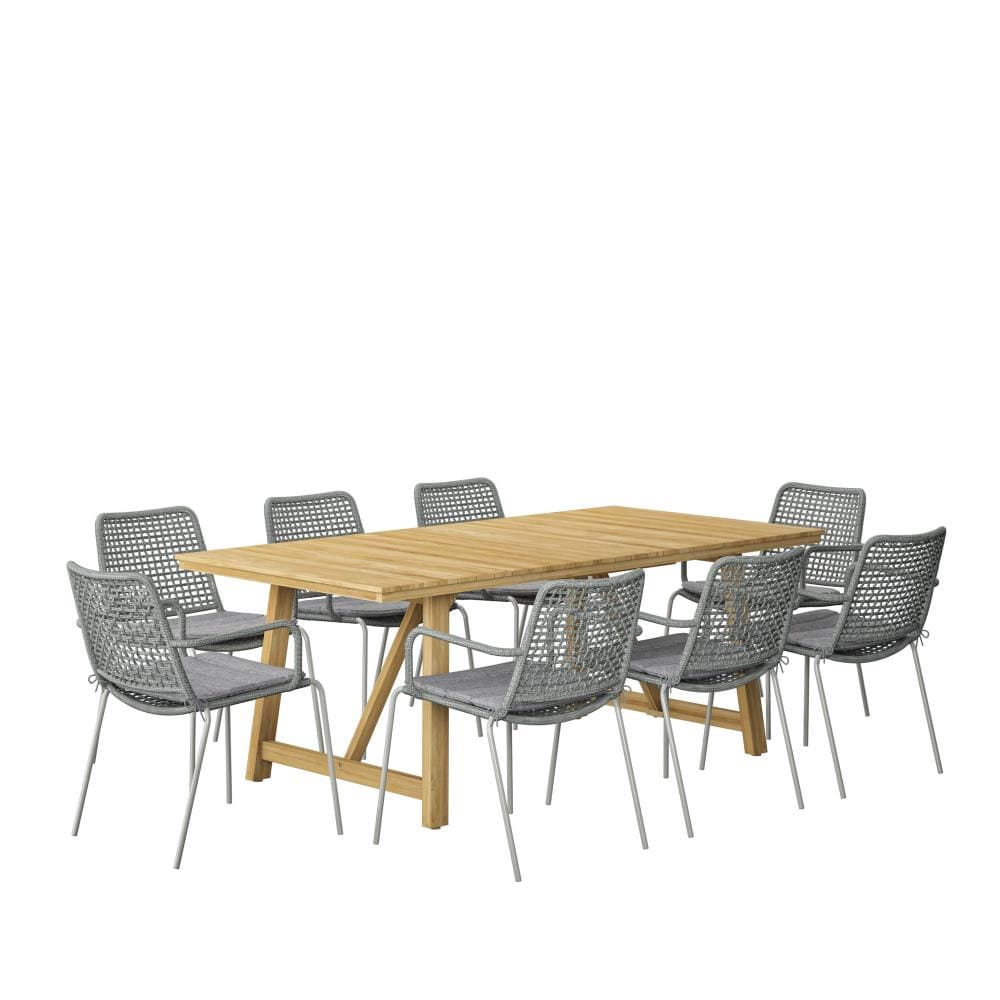 Amazonia KLAR8OBEGRGROU Patio-Dining-Sets - View #2