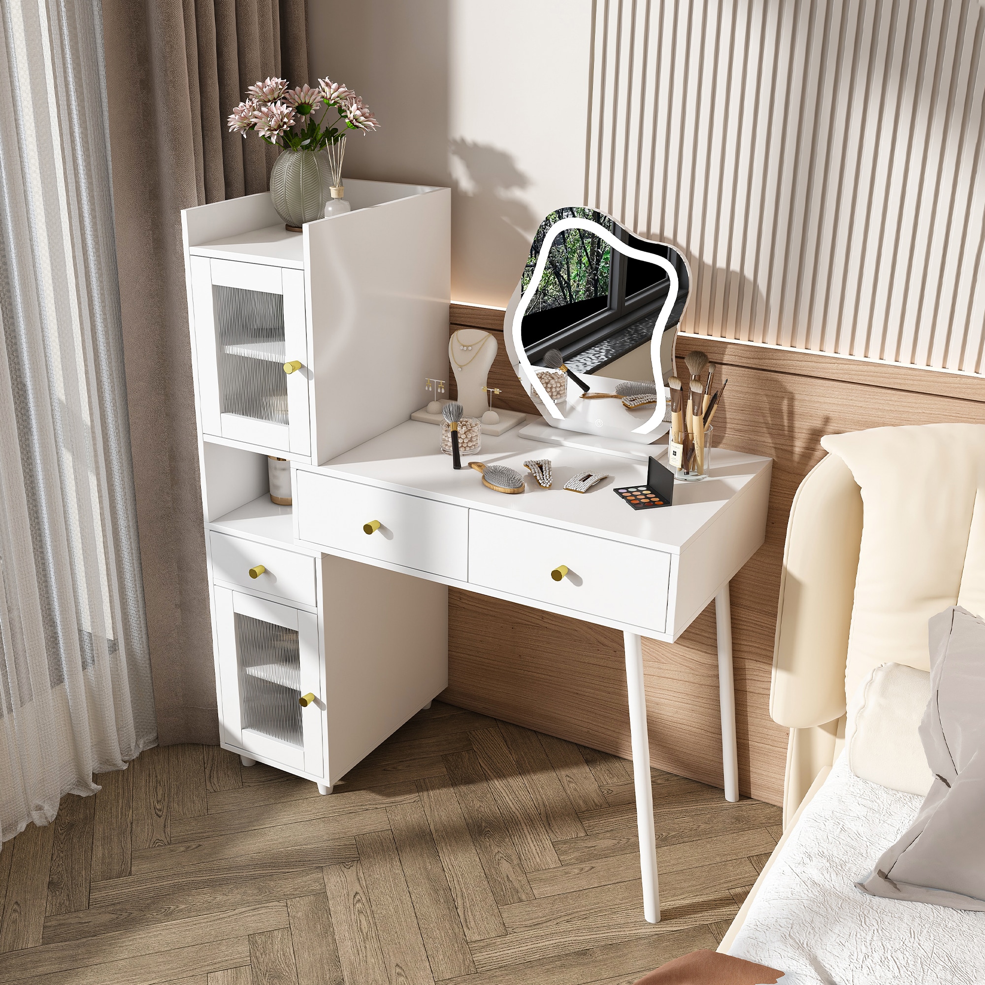 LOVMOR SF-Y-W2700P297922 Bedroom-Vanities - View #2