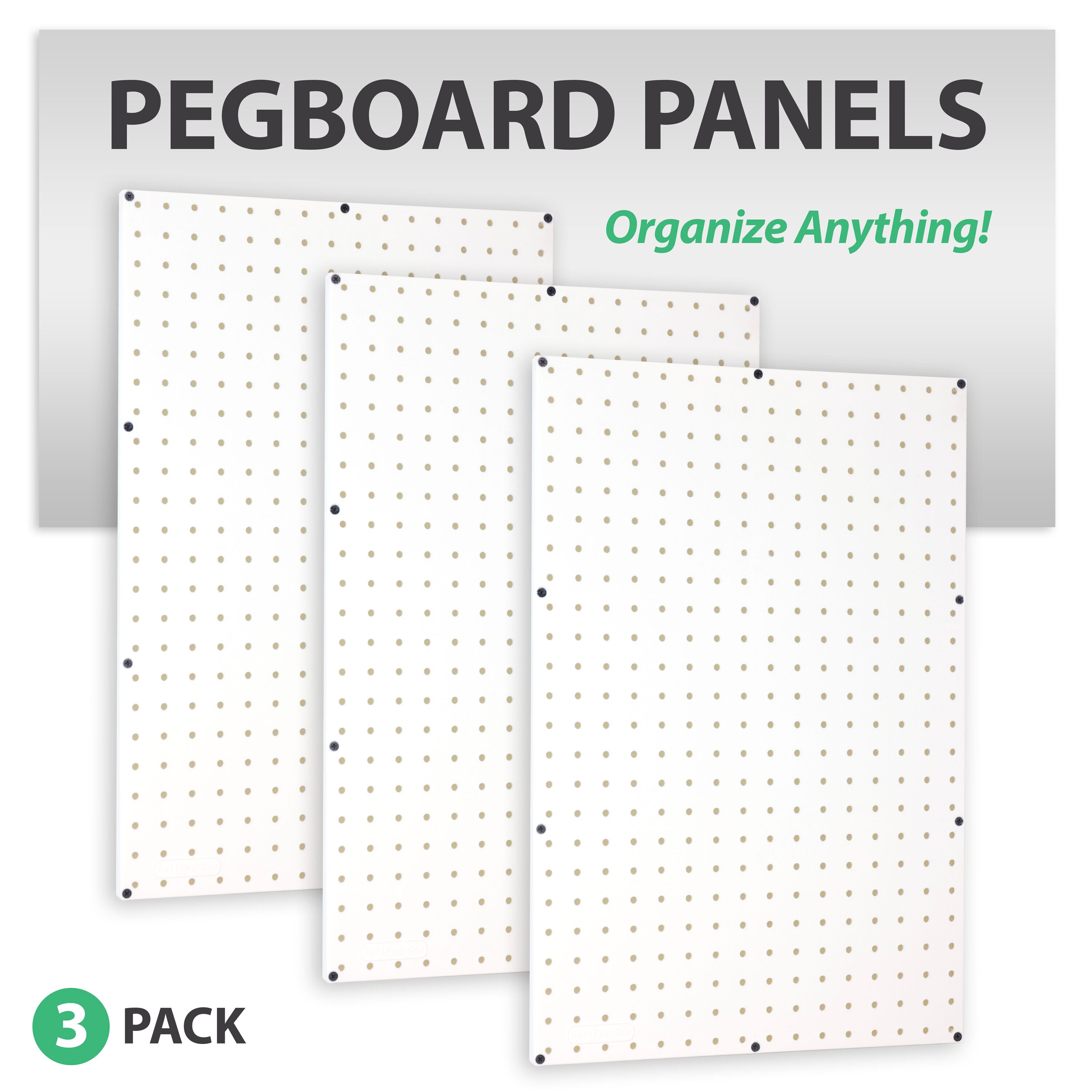 WallPeg WallPeg 24in X 48in Garage Pegboard Kit With Pegboard Panels   65919726 