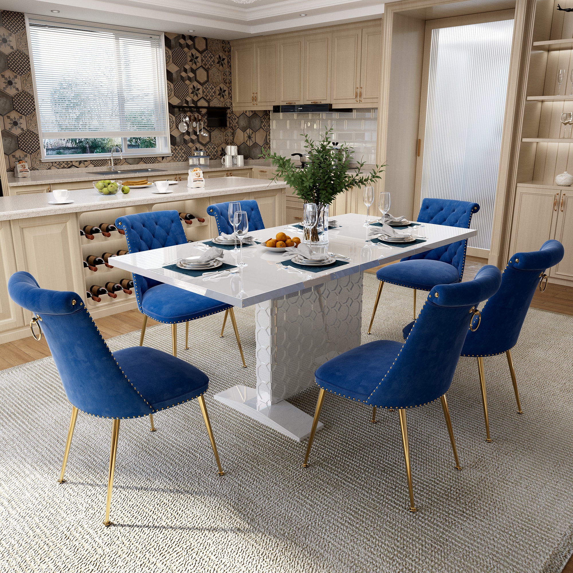 Clihome CL-ST1WH703NY Dining-Sets - View #4