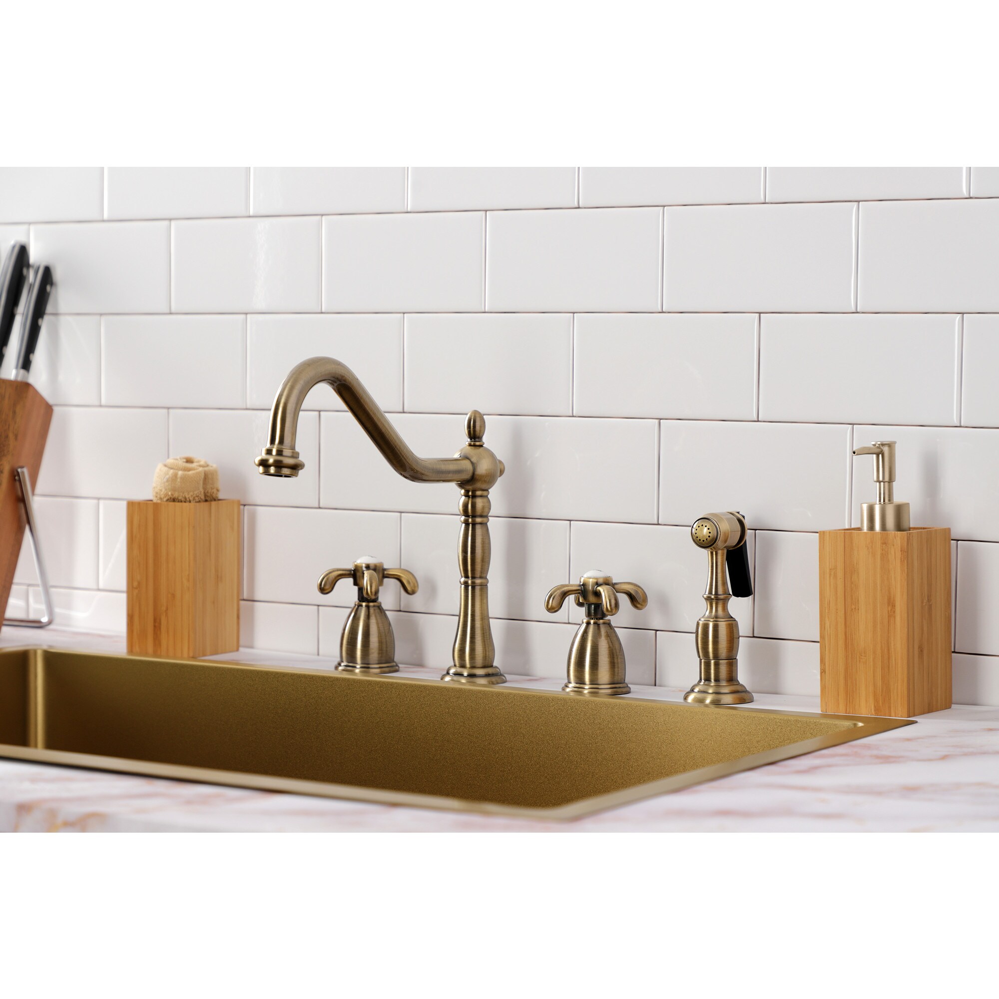 Kingston Brass WLKB1793TXBS Kitchen-Faucets - View #5