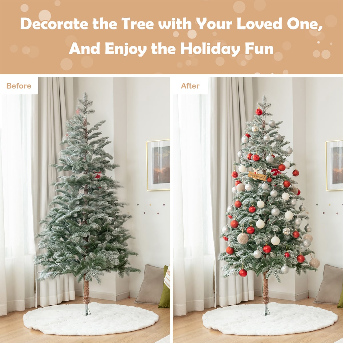 WELLFOR CM-HJY-23536US Artificial-Christmas-Trees - View #8