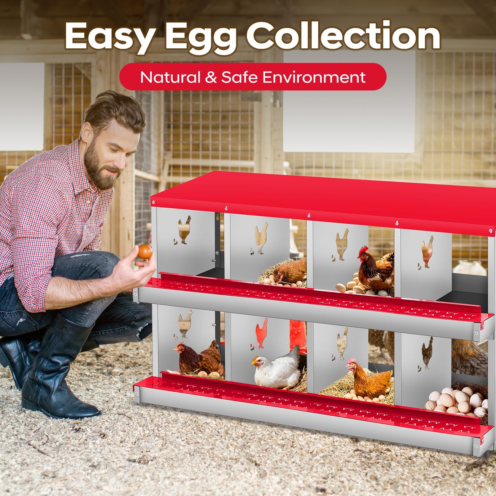 Garvee IRXIA7ZZ845 Chicken-Coops-Rabbit-Hutches - View #7