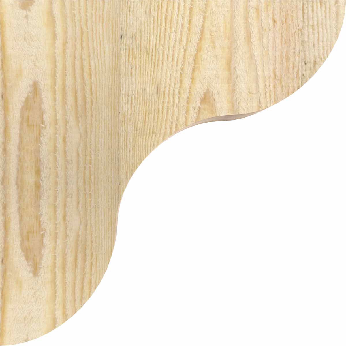 Ekena Millwork COR06X10X10CAR00RDF corbels - View #3