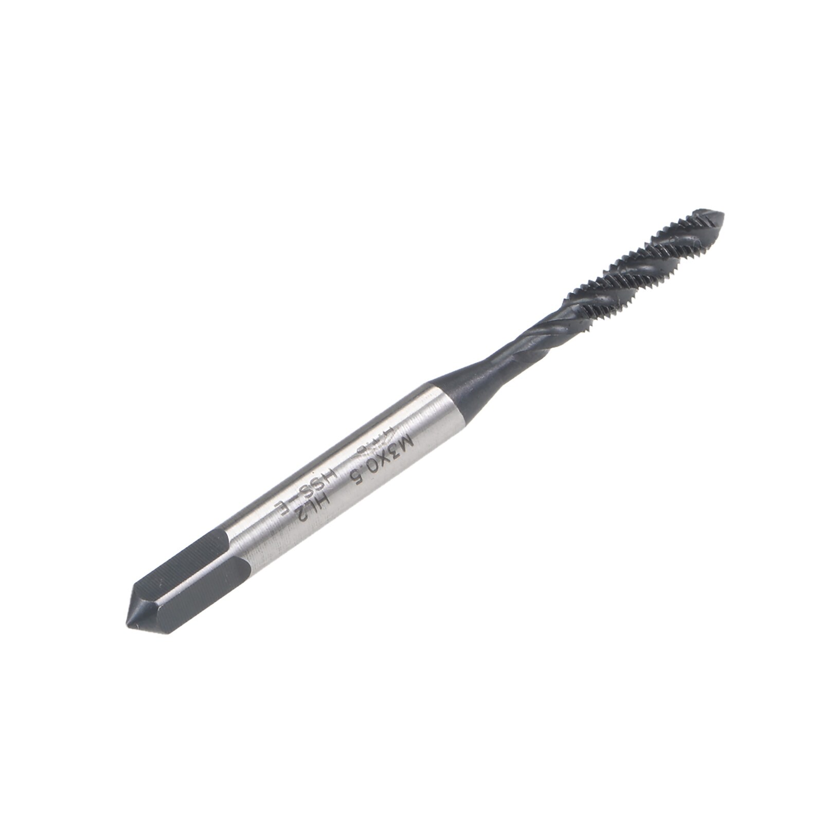 Unique Bargains M3 x 0.5 Spiral Flute Thread Tap Metric Machine ...
