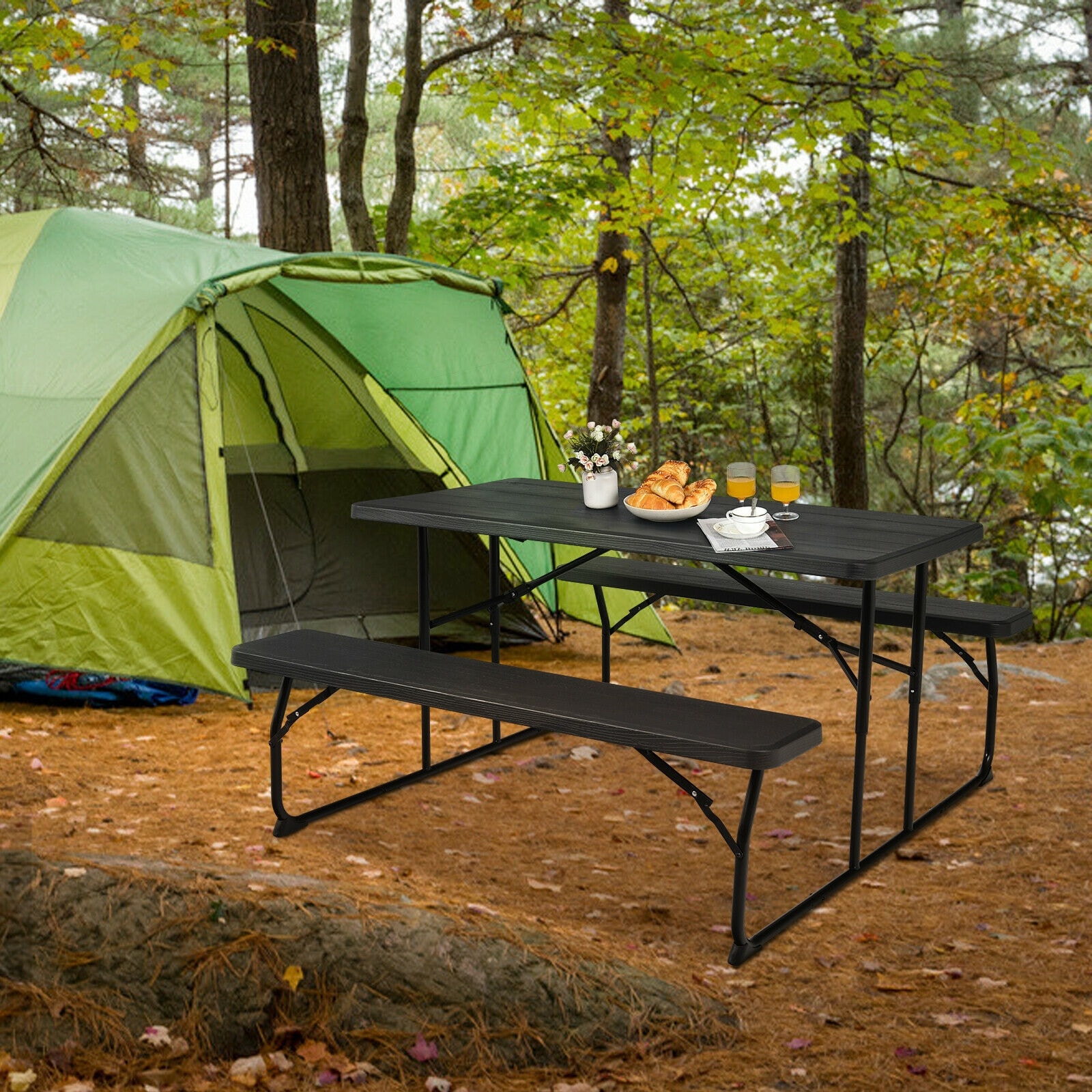 Forclover HYFL-72BK Picnic-Tables - View #3
