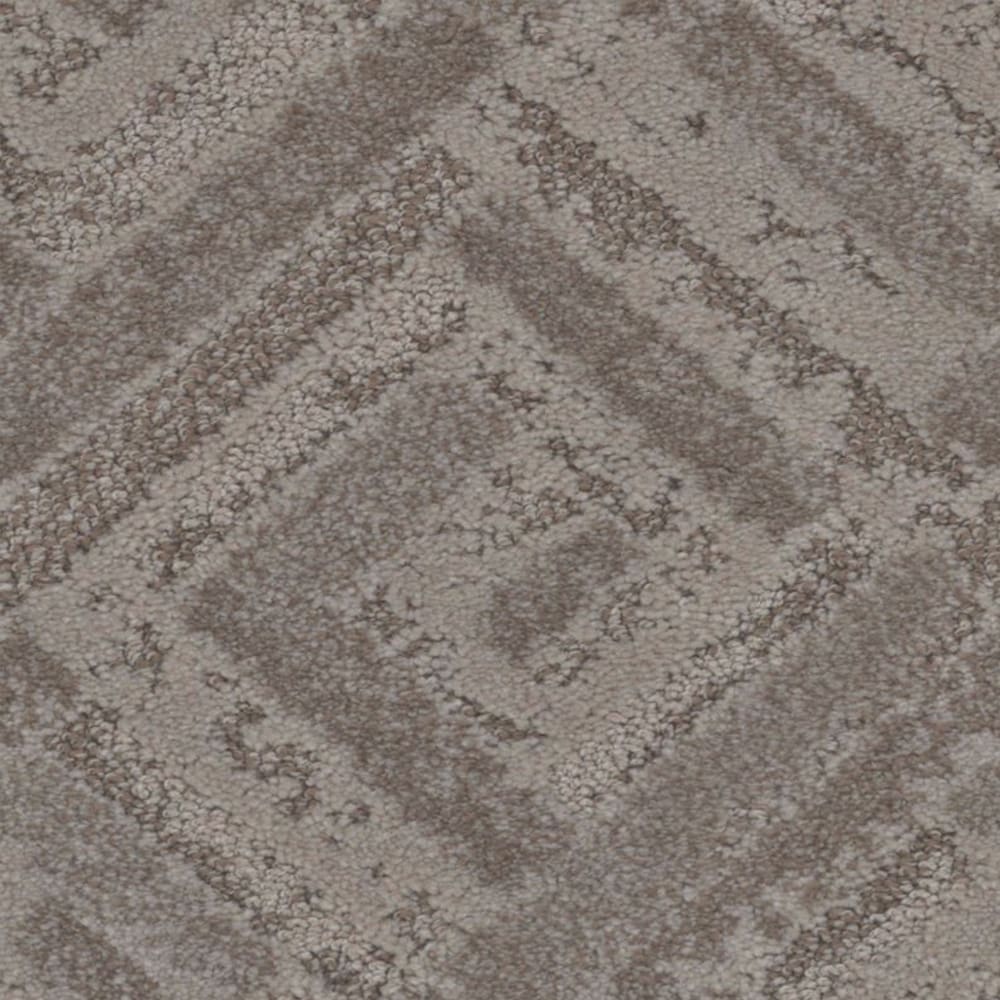 STAINMASTER PetProtect S9245-859-S (Sample) Crystal Coast Shoreline Silver 45-oz sq yard Nylon Pattern Indoor Carpet