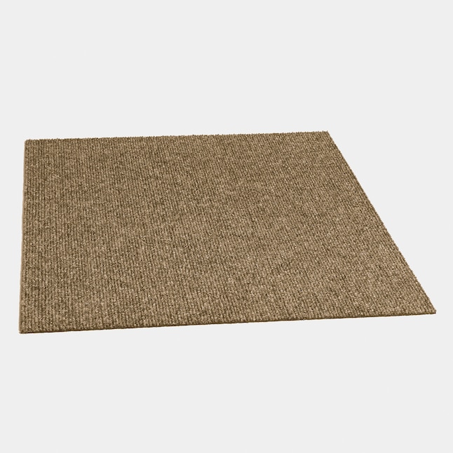 Varna 16-Pack 18-in Chestnut Pattern Peel-and-Stick Carpet Tile Varna 16-Pack 18-in Chestnut Pattern Peel-and-Stick Carpet Tile
