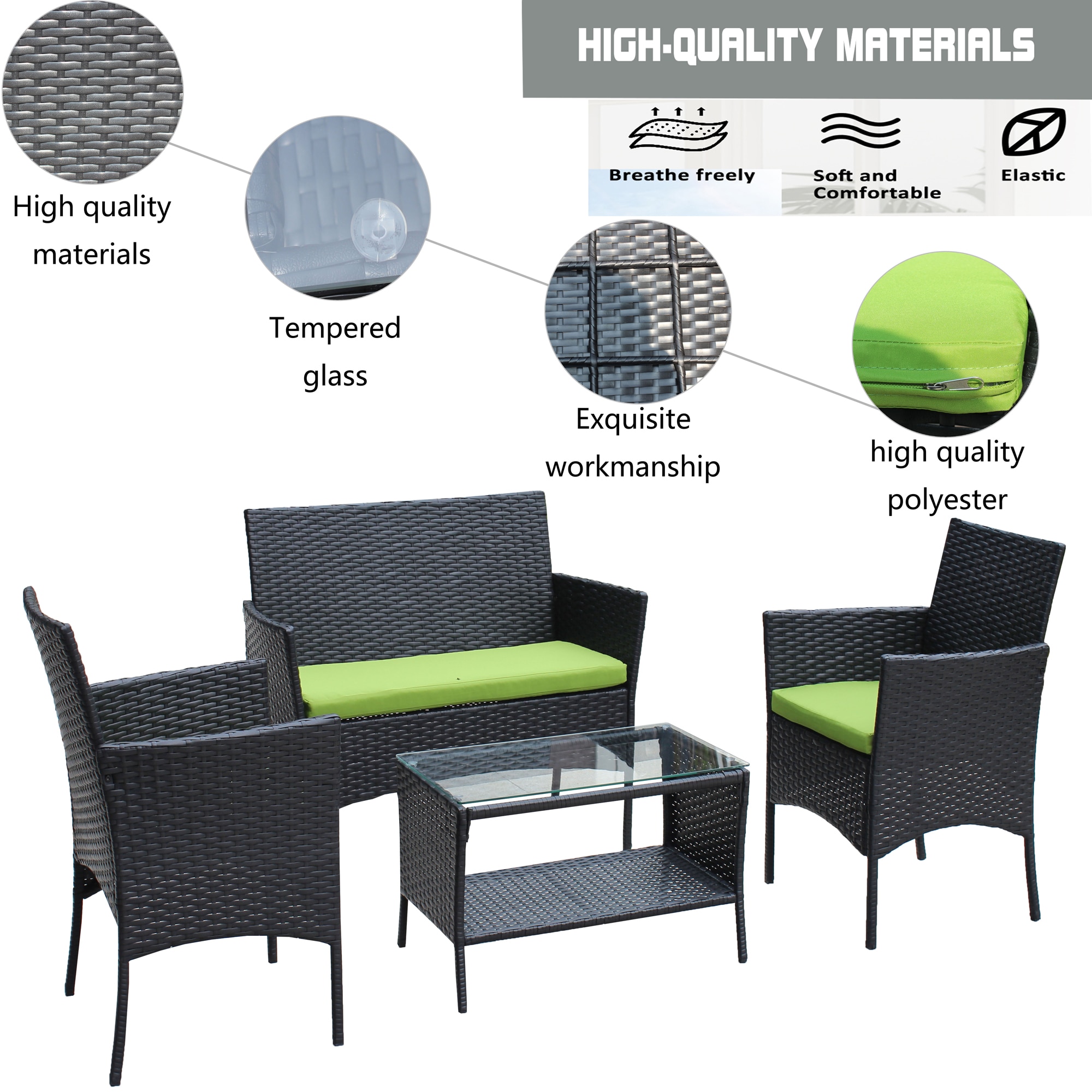ModernLuxe L-W20985038 Patio-Conversation-Sets - View #4