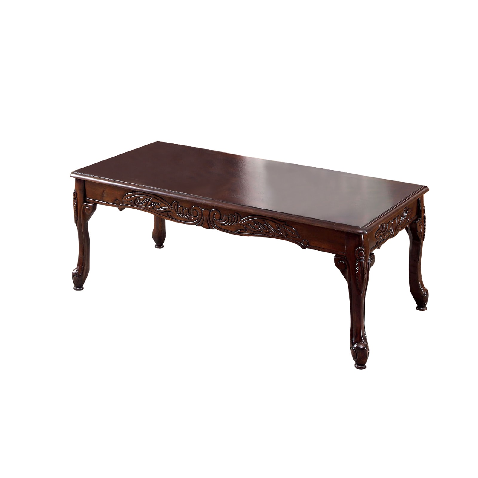 Cherry Brown Traditional 3-Piece Solid Wood Table Set