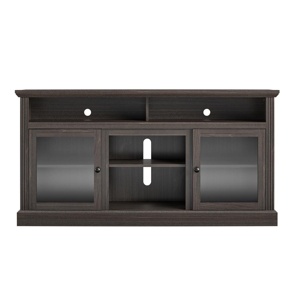 Ameriwood Home 6509800COM Chicago Transitional Espresso/Dark Russet Cherry TV Stand (Accommodates TVs up to 60-in)