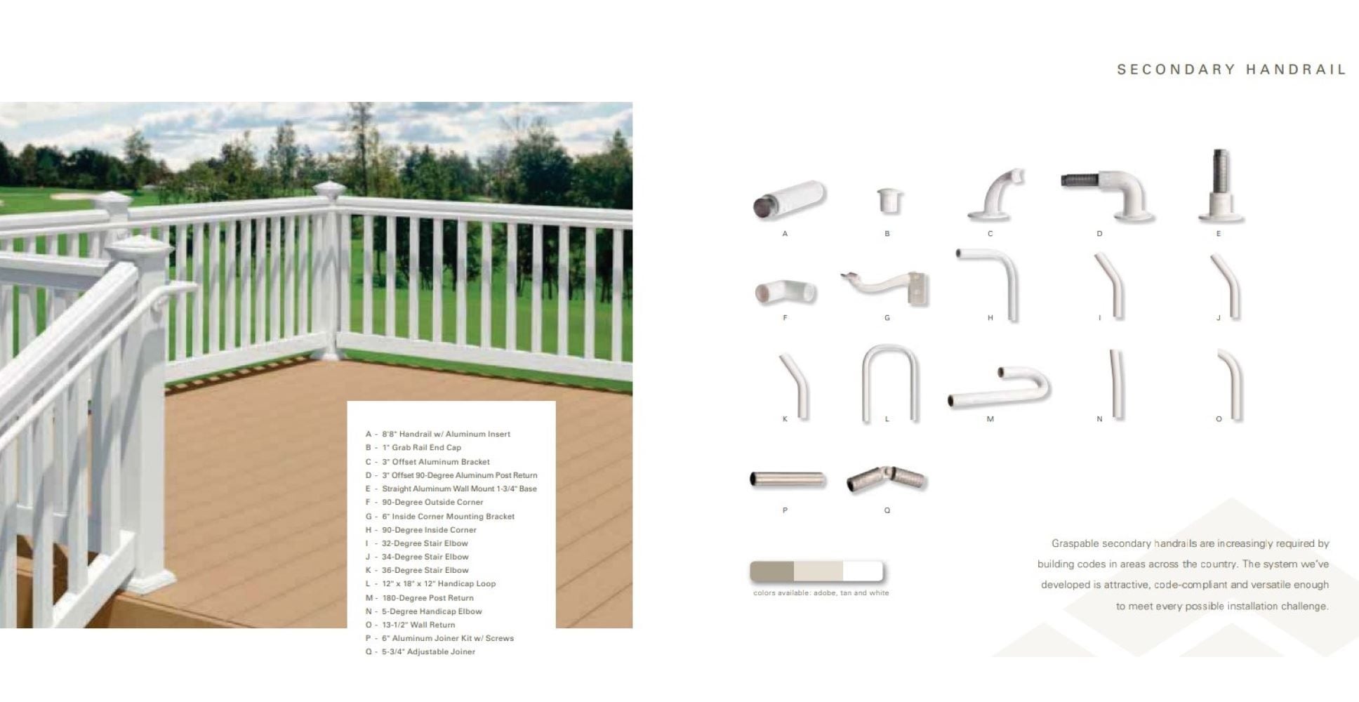 Capital Railing RADA1128WA Fence-Hardware - View #5