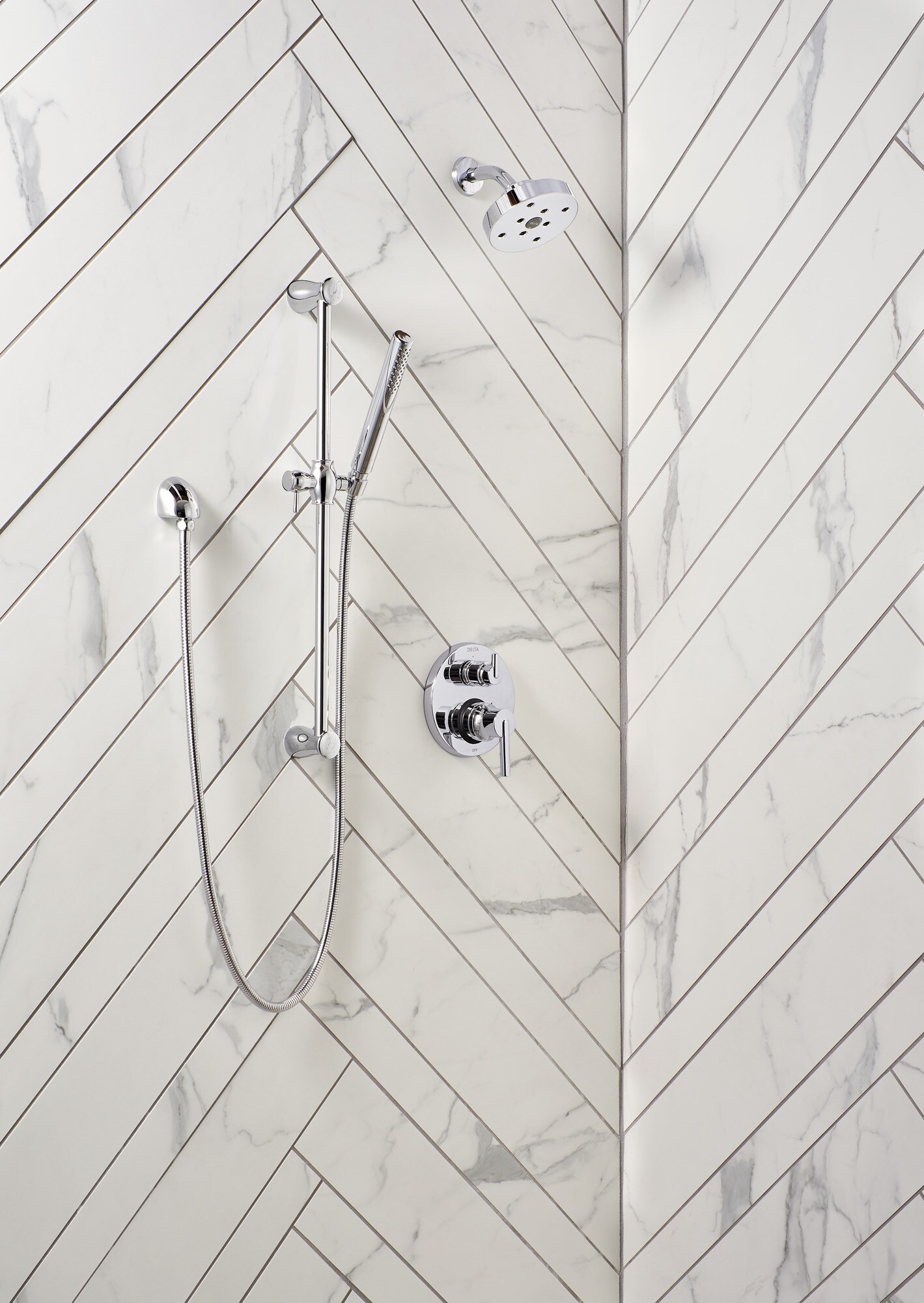 Delta T24859-SS Bath-Shower-Facc - View #3