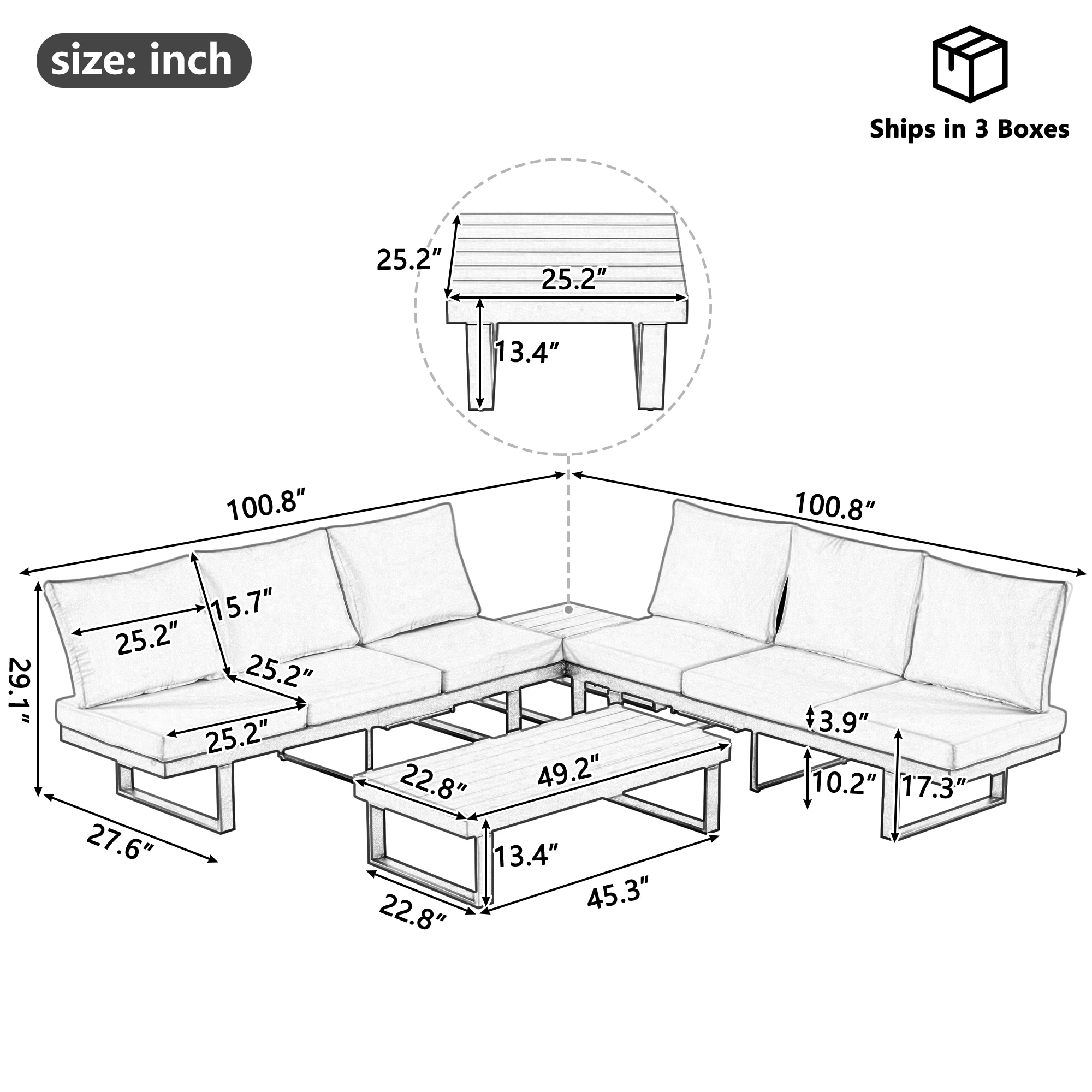 ModernLuxe L-N719Z000170E Patio-Conversation-Sets - View #9