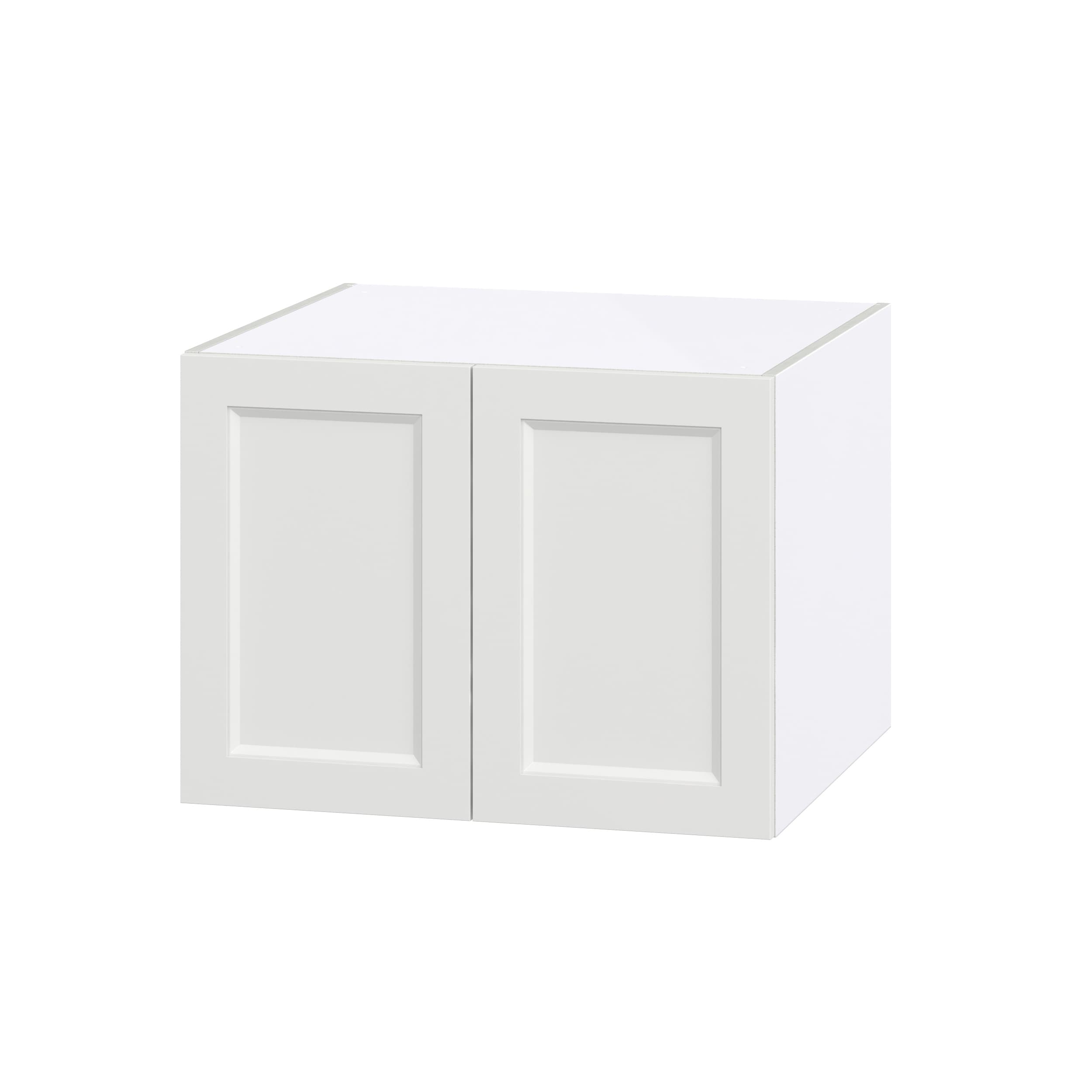 Hugo&Borg Riviera 27-in W x 15-in H x 14-in D Bright White Wall Fully Assembled Cabinet (Recessed Panel Shaker Door Style)