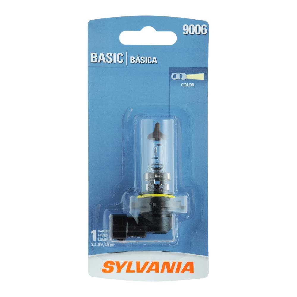 SYLVANIA 35736 9006 Basic Halogen Forward Lighting Bulb - White, 1 Pack