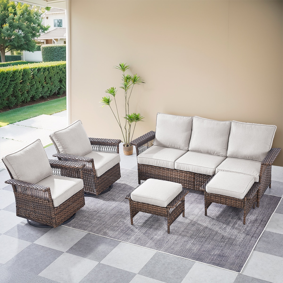 Rilyson FSSLBR132040-2 Patio-Conversation-Sets - View #2