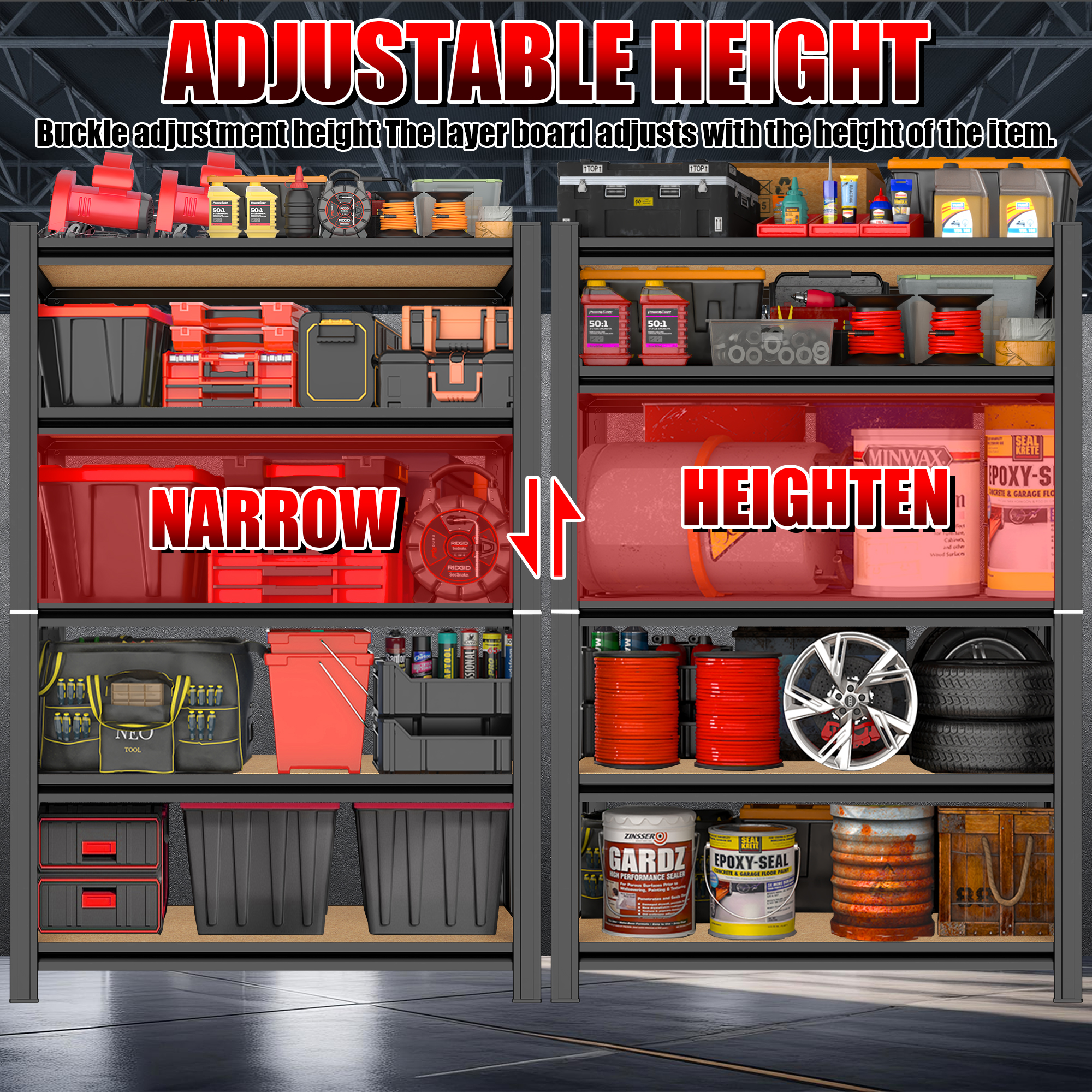 AAZJ JMO-W1831P271222 Free-Standing-Shelving - View #2