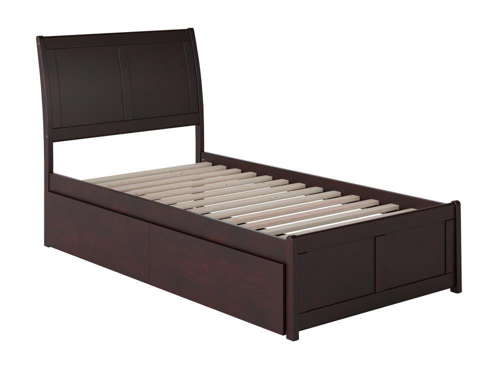AFI Furnishings AR8926111 Portland Espresso Twin Wood Platform Bed with Storage