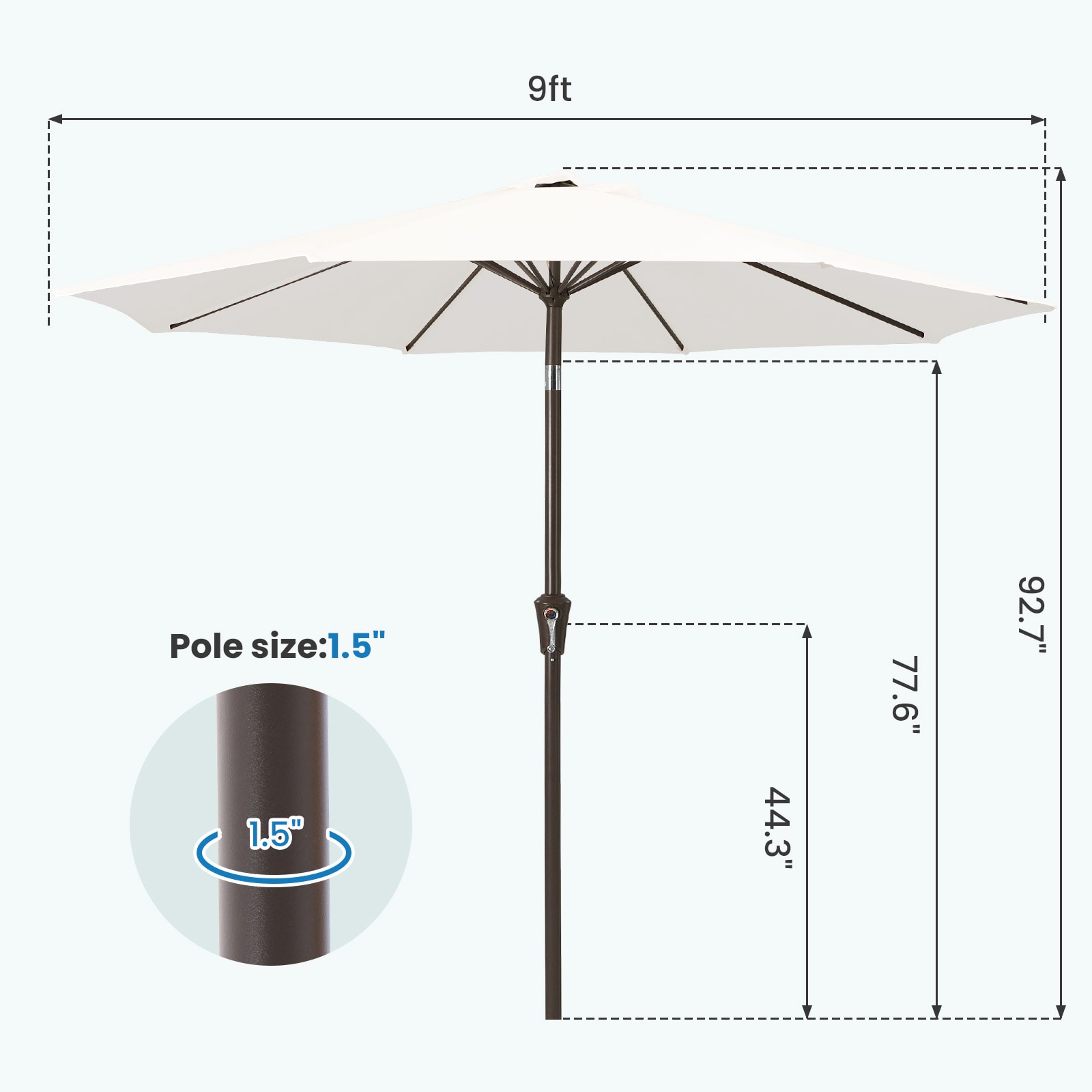 JEAREY CBZZS-8-BE Umbrellas-2 - View #3