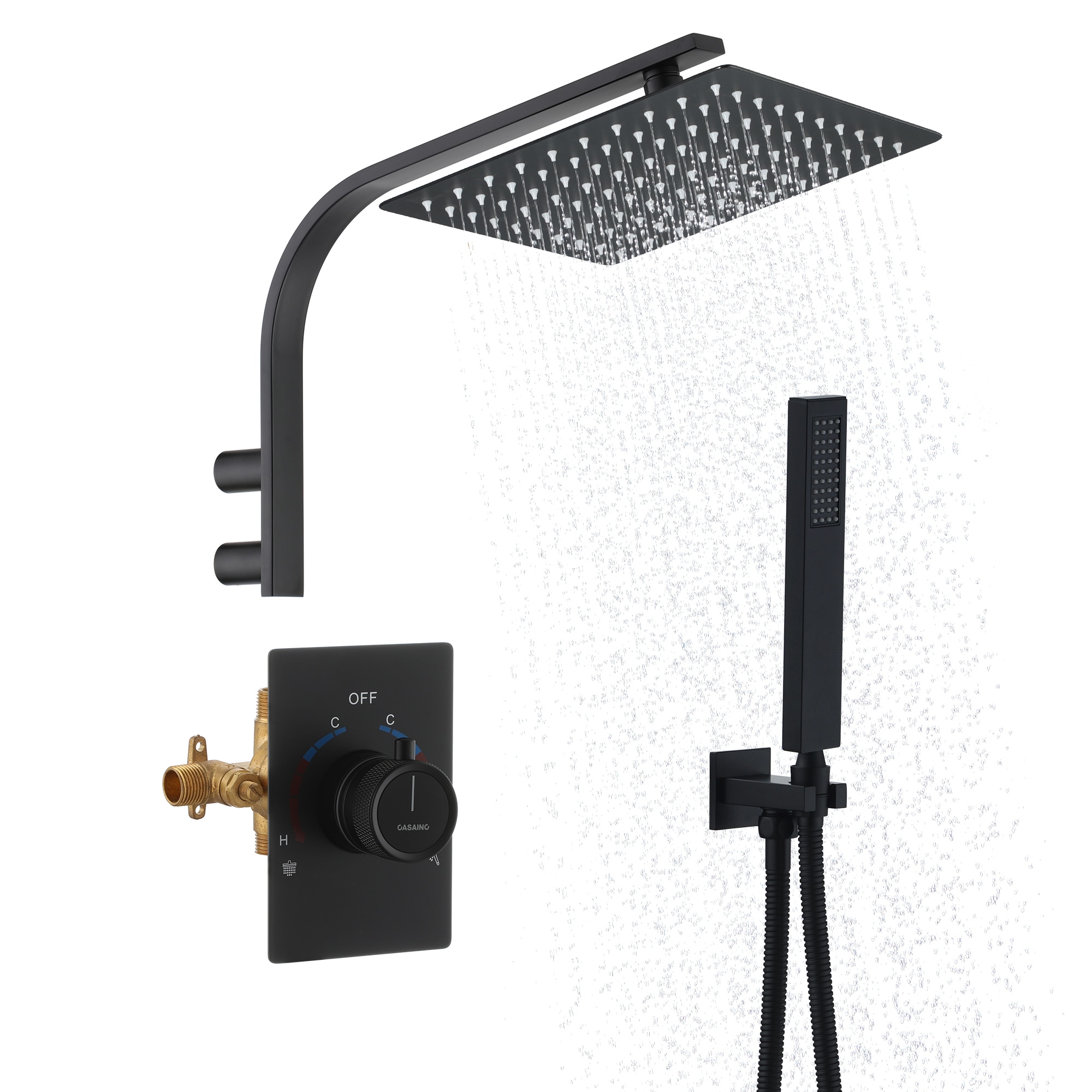 CASAINC WF-N93101LSJ-10 Showerhead-Bar-Panels - View #2