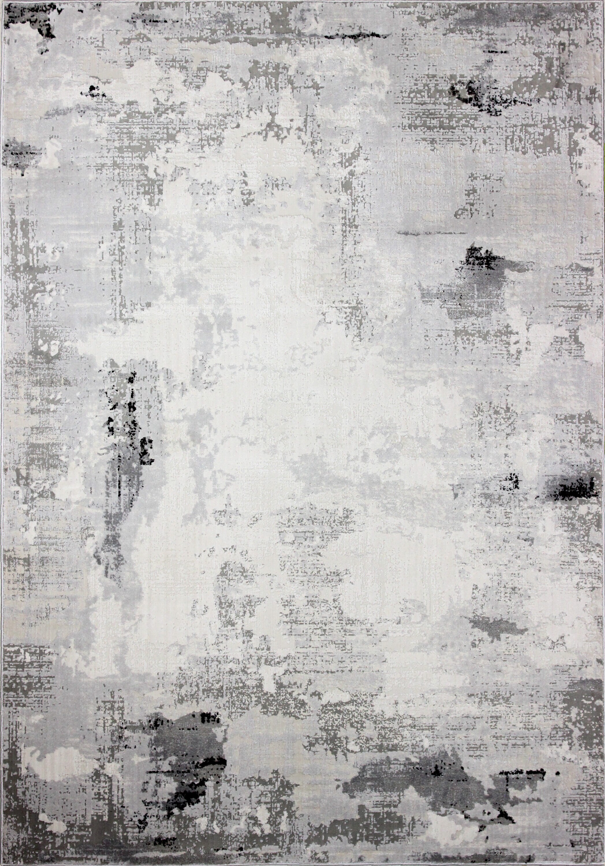 Bashian 649652293530 9 X 12 (ft) Beige/Grey Indoor Abstract Mid-century Modern Area Rug