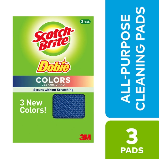 Scotch-Brite Cleaning pad Polyester Cleaning Pad (3-Pack) in the Sponges &  Scouring Pads department at