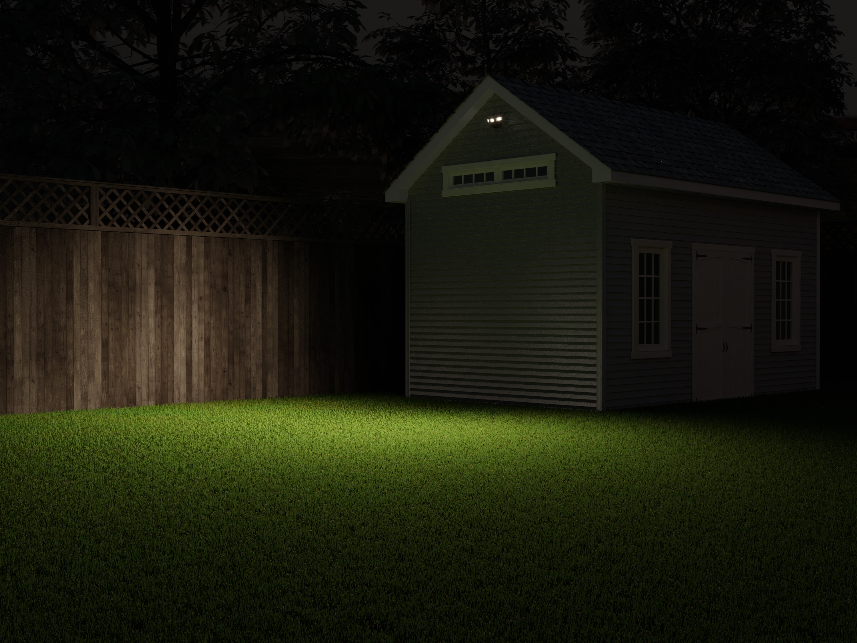 Good Earth Lighting SE1295-BRS-02LF1-G Motion-Activated-Floodlights - View #14