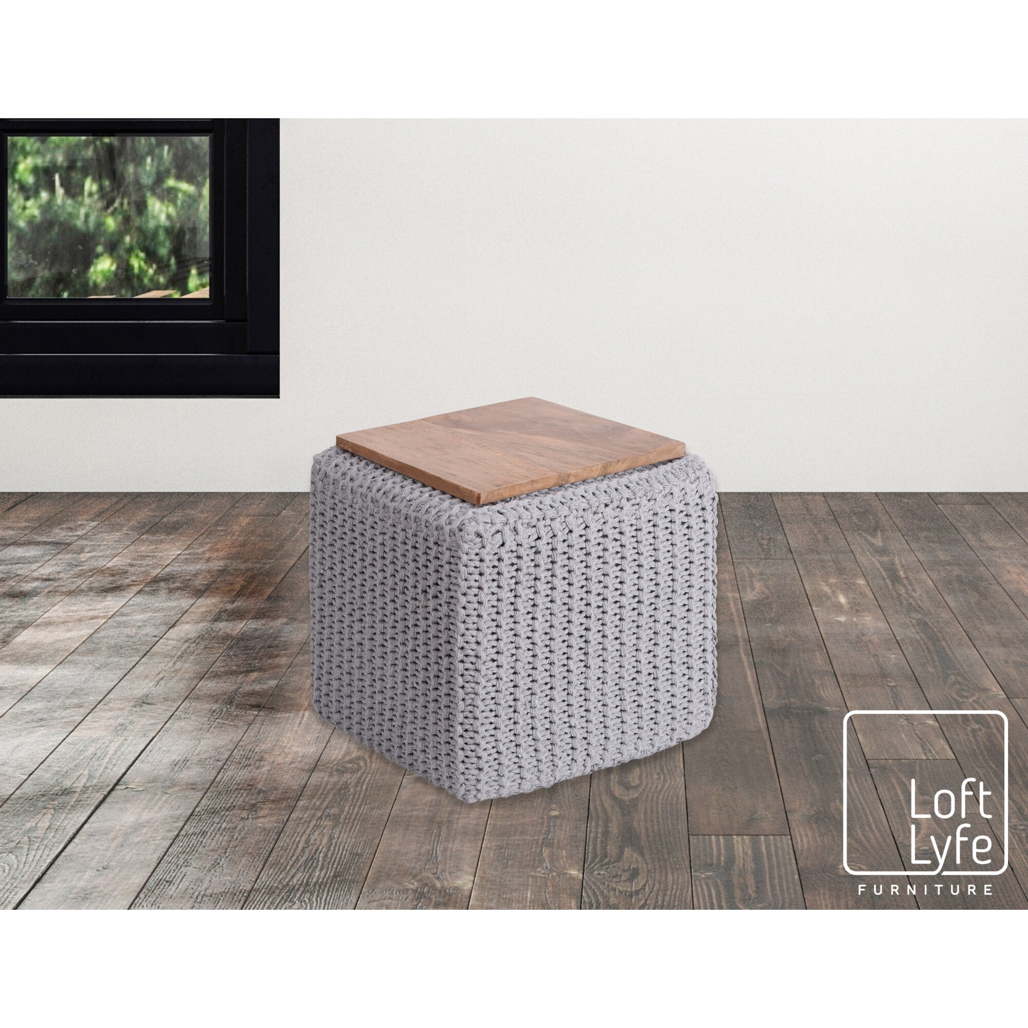 Loft Lyfe LPF412-21LG-LS Indoor-Ottomans - View #5