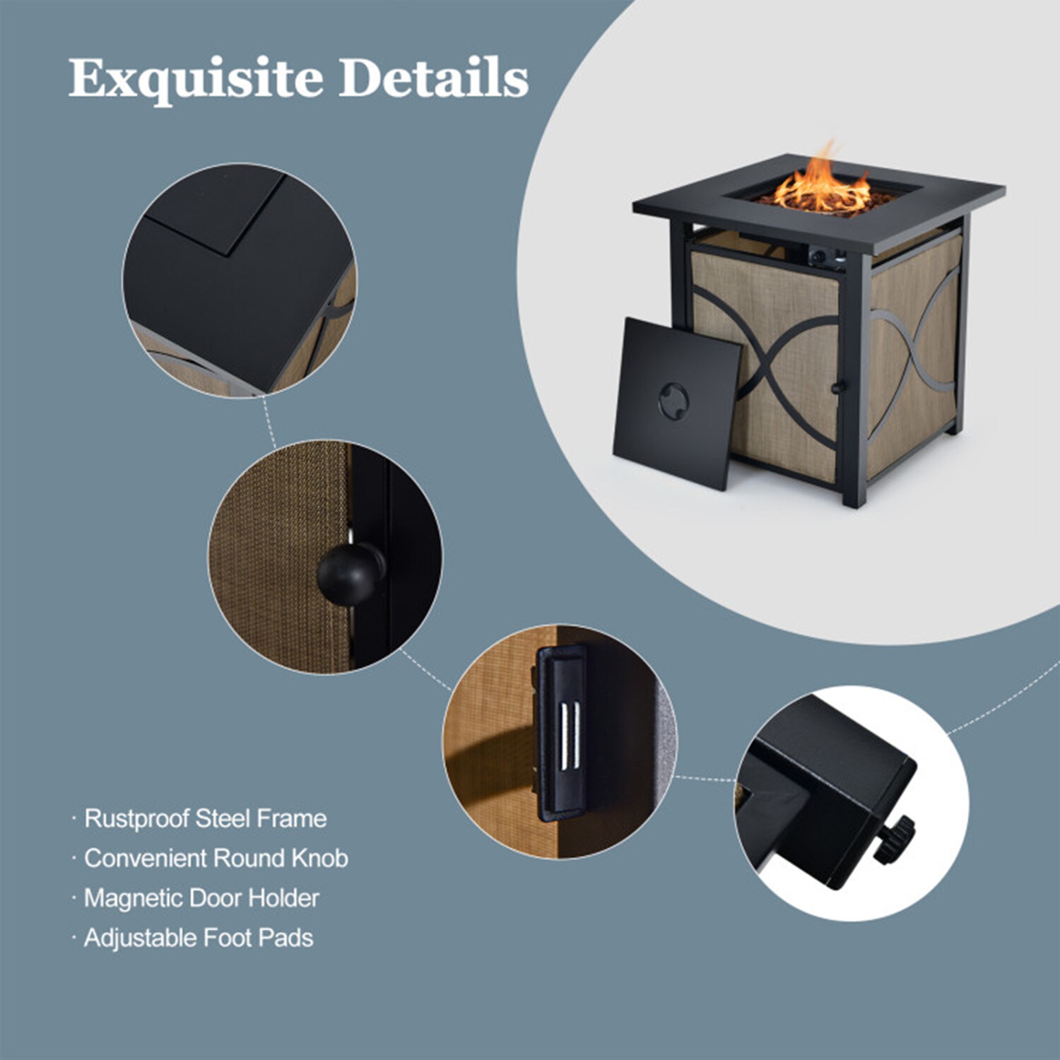 Mondawe MO-OP3610BN Outdoor-Gas-Firepits - View #4