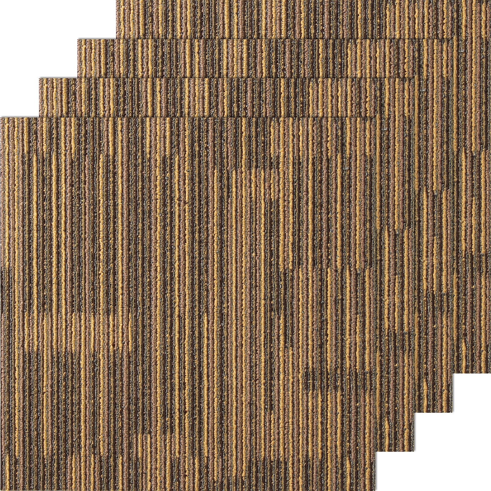 SVOPES SVOPESKCXFKDT07869V0 Brown Brown 29.5-oz sq yard Polyester Plush Indoor or outdoor Carpet
