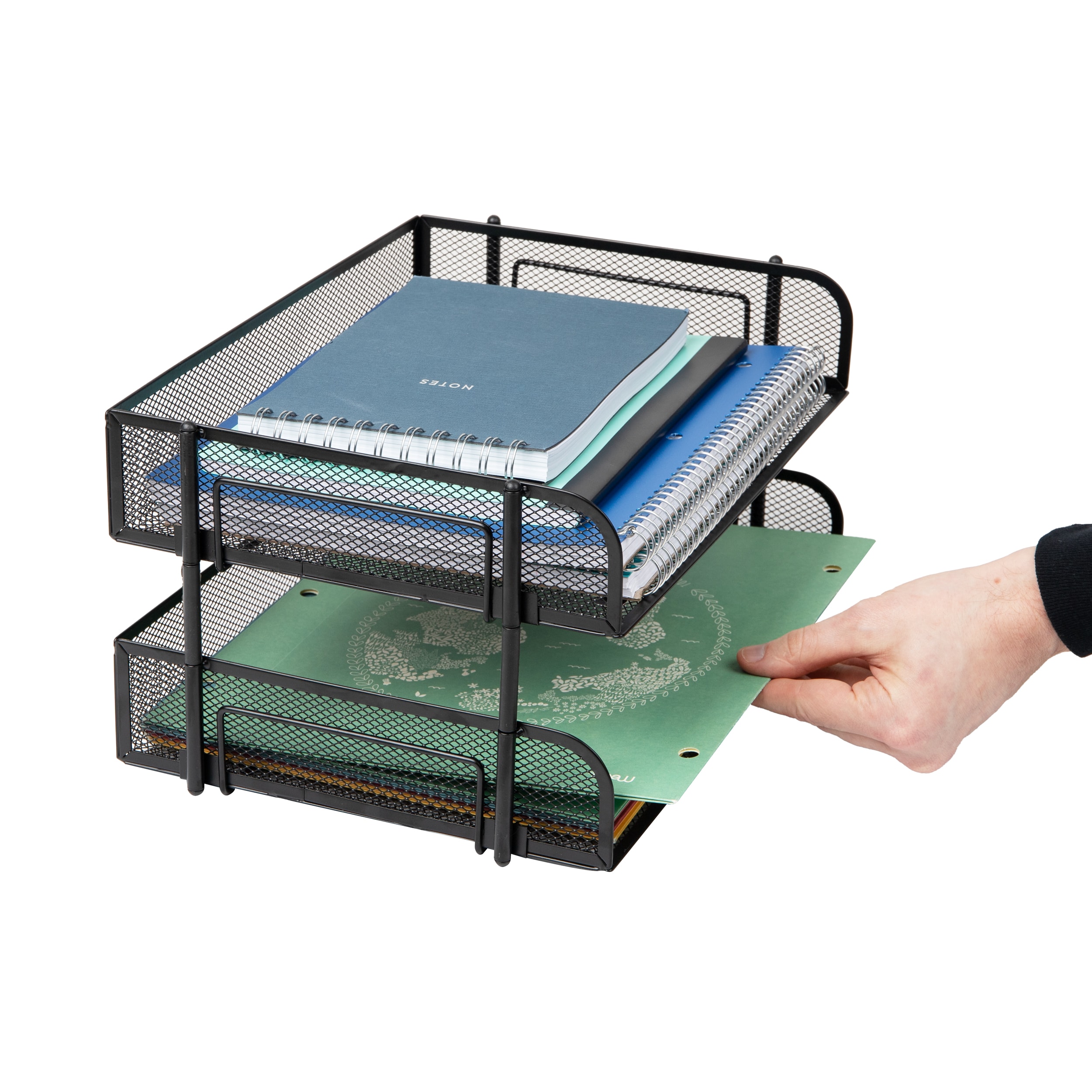 Mind Reader ESTACK2-BLK Desktop-Organizers - View #5