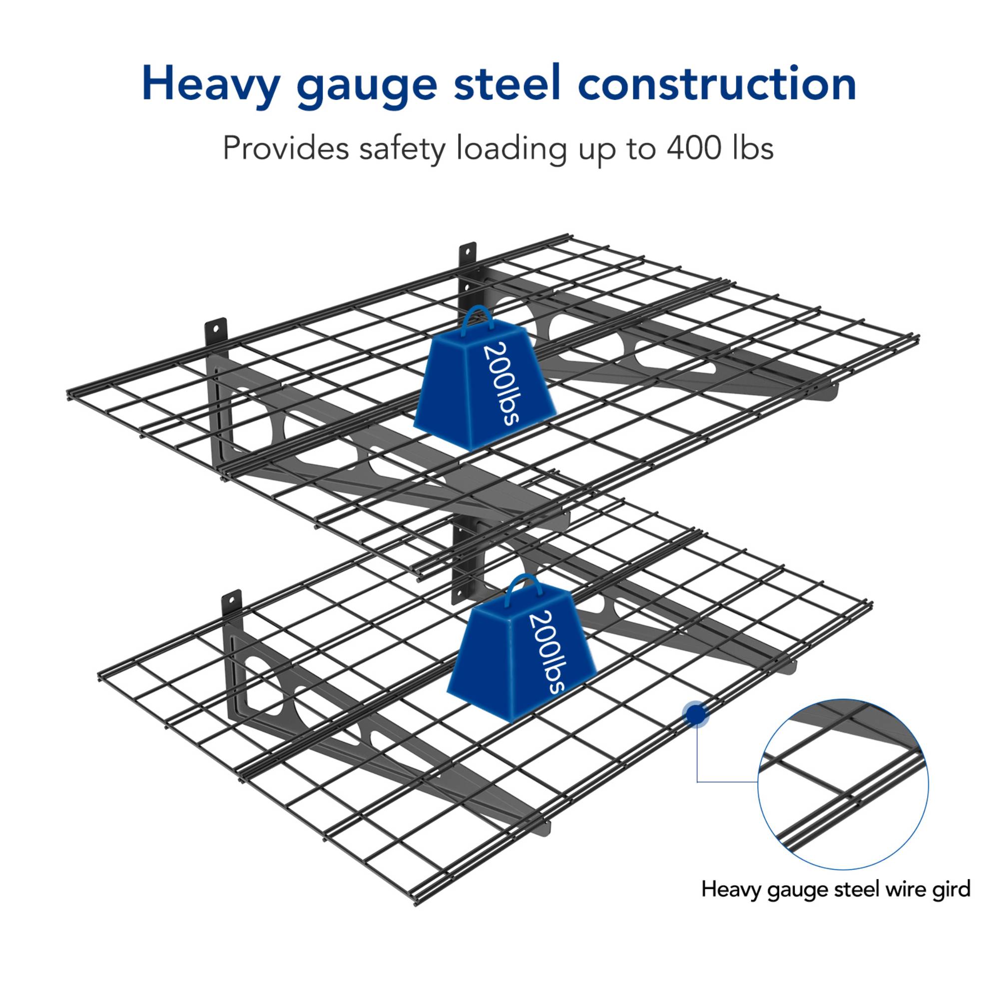 Fleximounts WR24B-E Wall-Mounted-Shelving - View #4