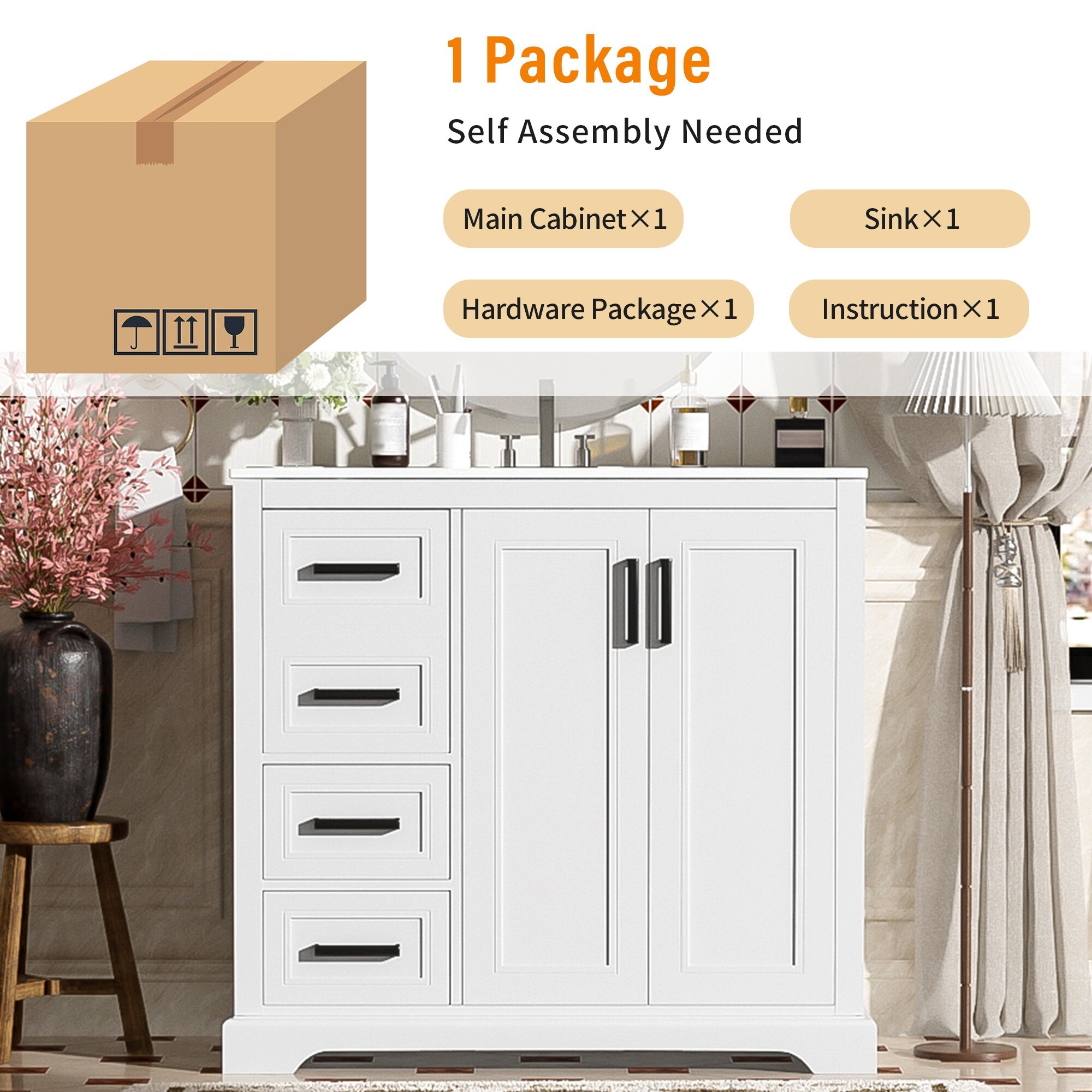 Dexmalle N729P280194K Bath-Vanity-Combo - View #9