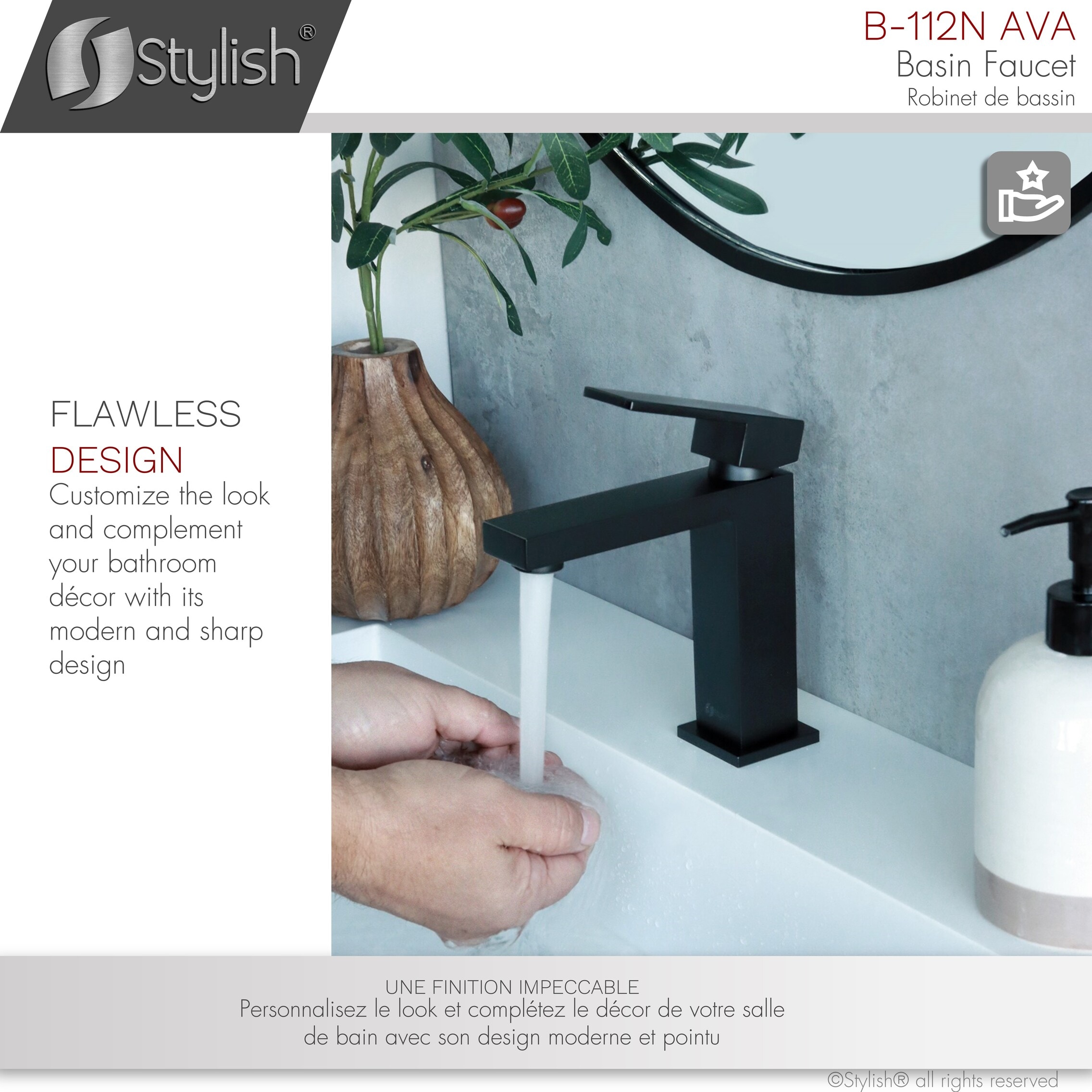 Stylish B-112N Lavatory-Faucets - View #6