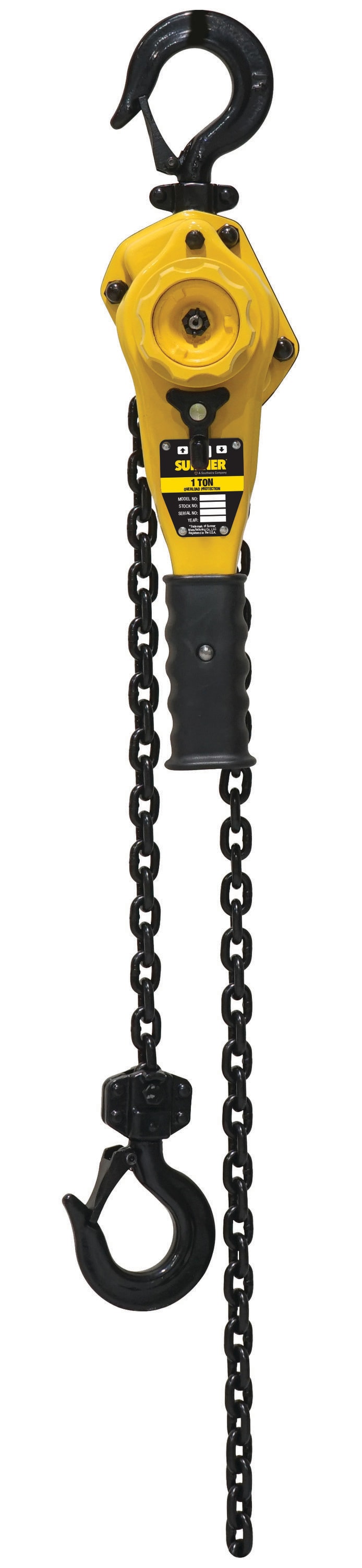 Southwire 787514 1 Ton Lever Hoist 15-ft Lift and Overload Protection