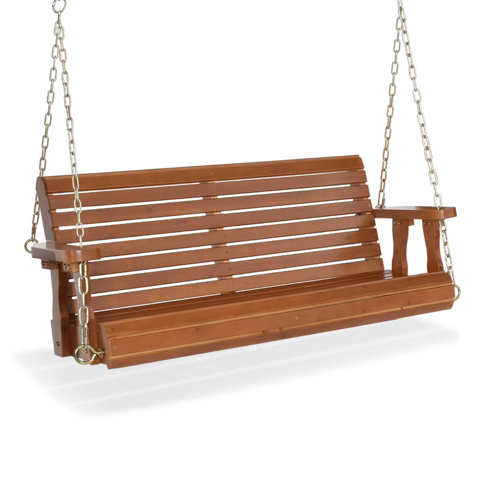 Outopee LO1G57000139 Wood swing 2 -person Brown Outdoor Swing