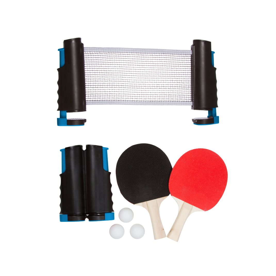  GoSports Mid-Size Table Tennis Game Set - Indoor/Outdoor  Portable Game with Net, 2 Table Tennis Paddles and 4 Balls : Sports &  Outdoors