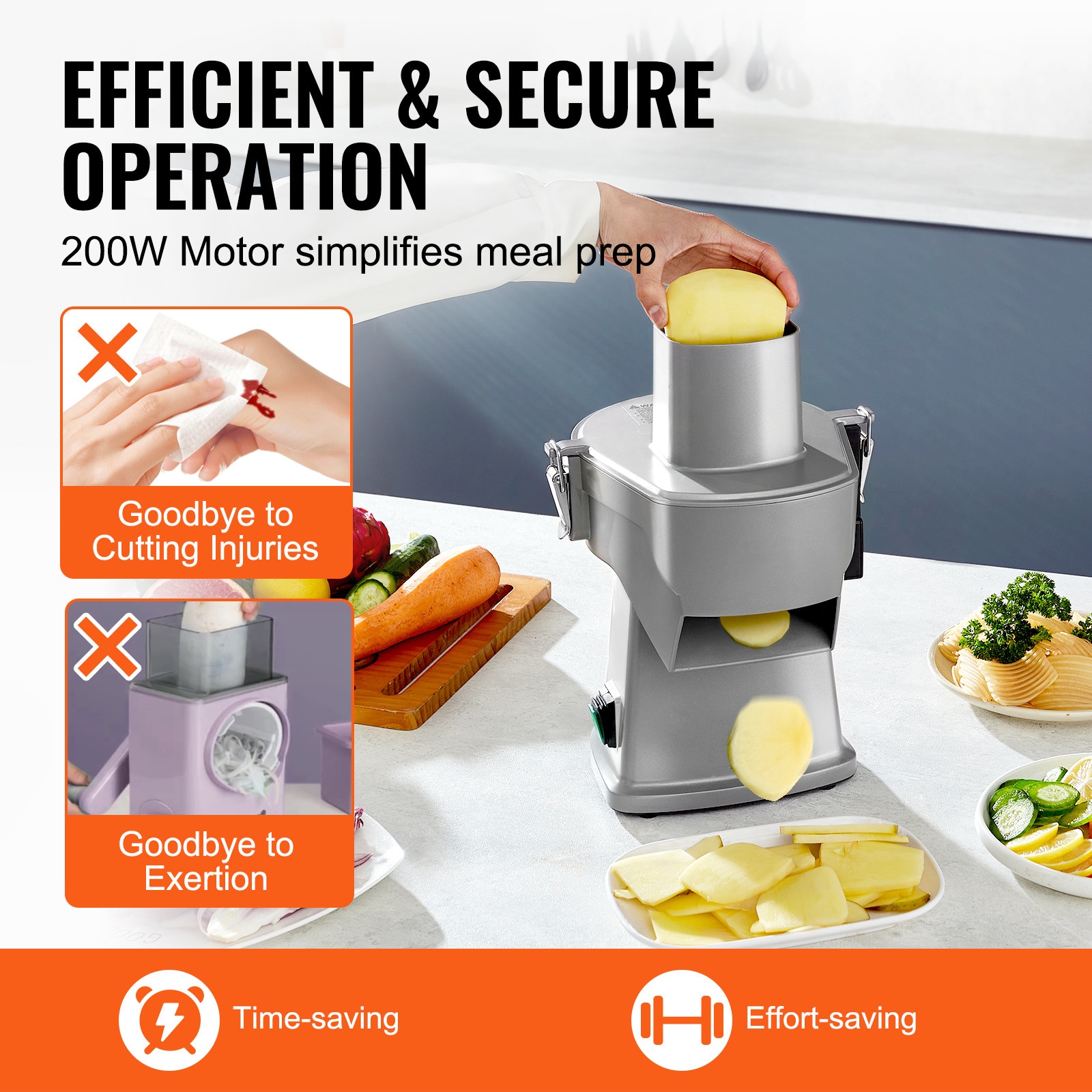VEVOR SCDDSCQPJYZL03745V1 Food-Slicers - View #5