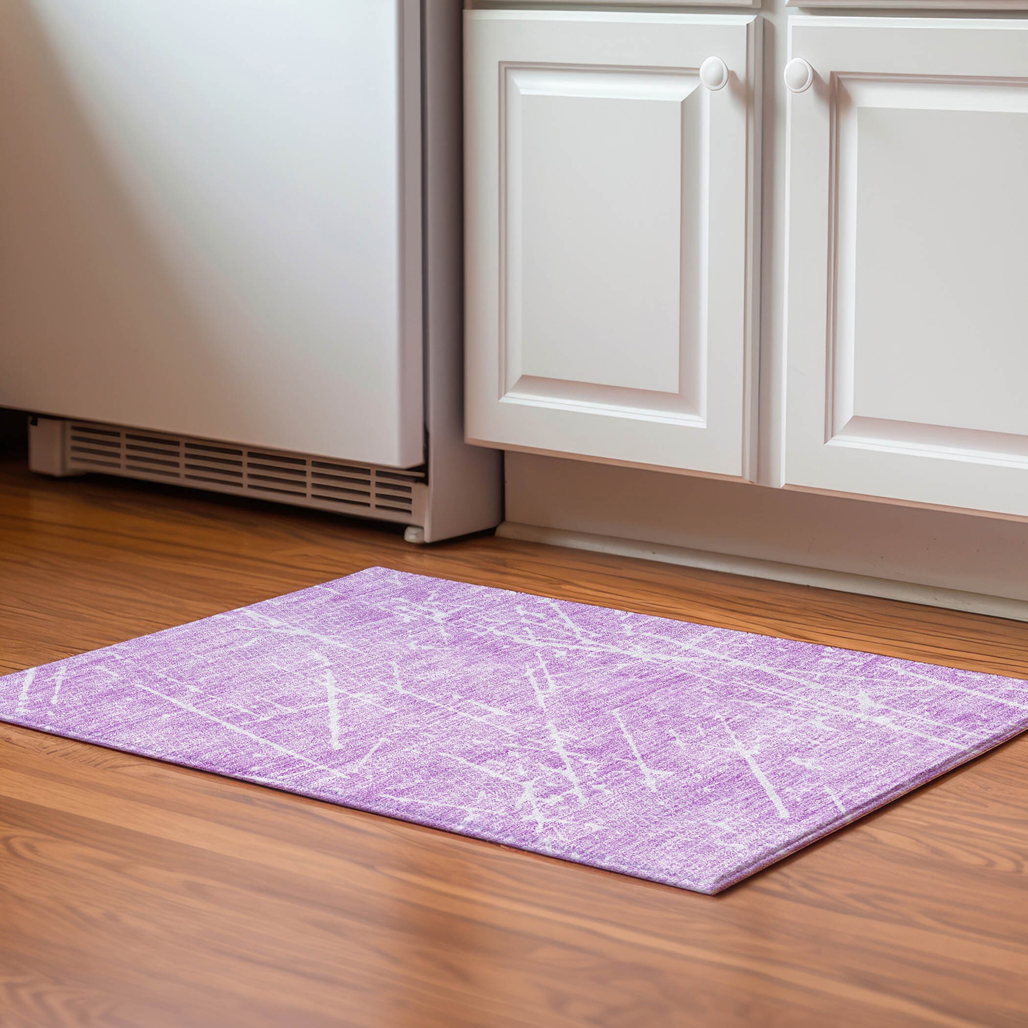 Addison Rugs AMF628LL20X30 Mayfield AMF628LL 2 x 3 (ft) Loomed Lilac Rectangular Indoor Geometric Machine washable Pet Friendly Area rug