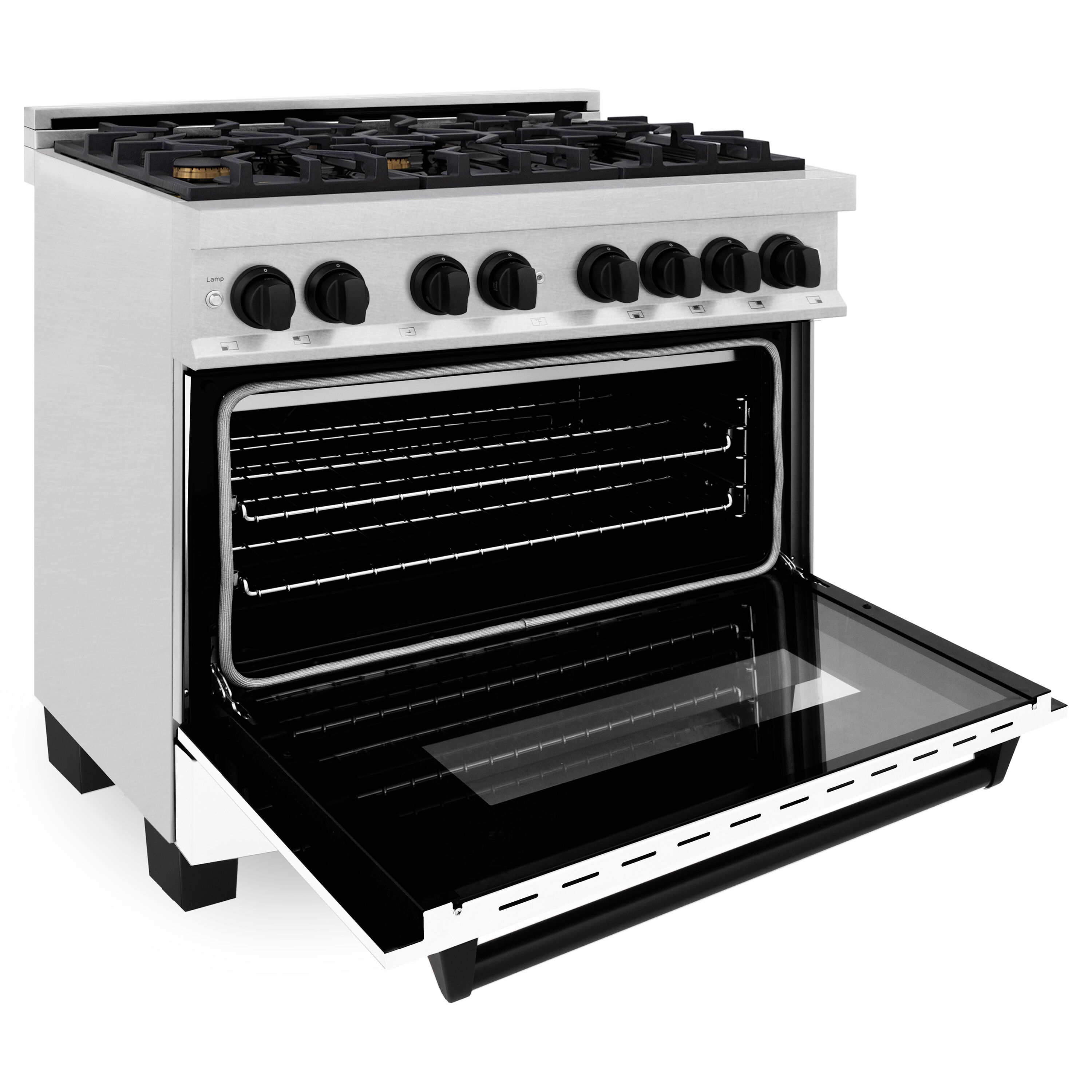 ZLINE KITCHEN & BATH RASZ-WM-36-MB Dual-Fuel-Ranges - View #3