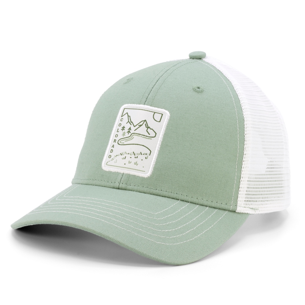 Infinity Brands STA-CO-63 Women's Sage/White Cotton Baseball cap