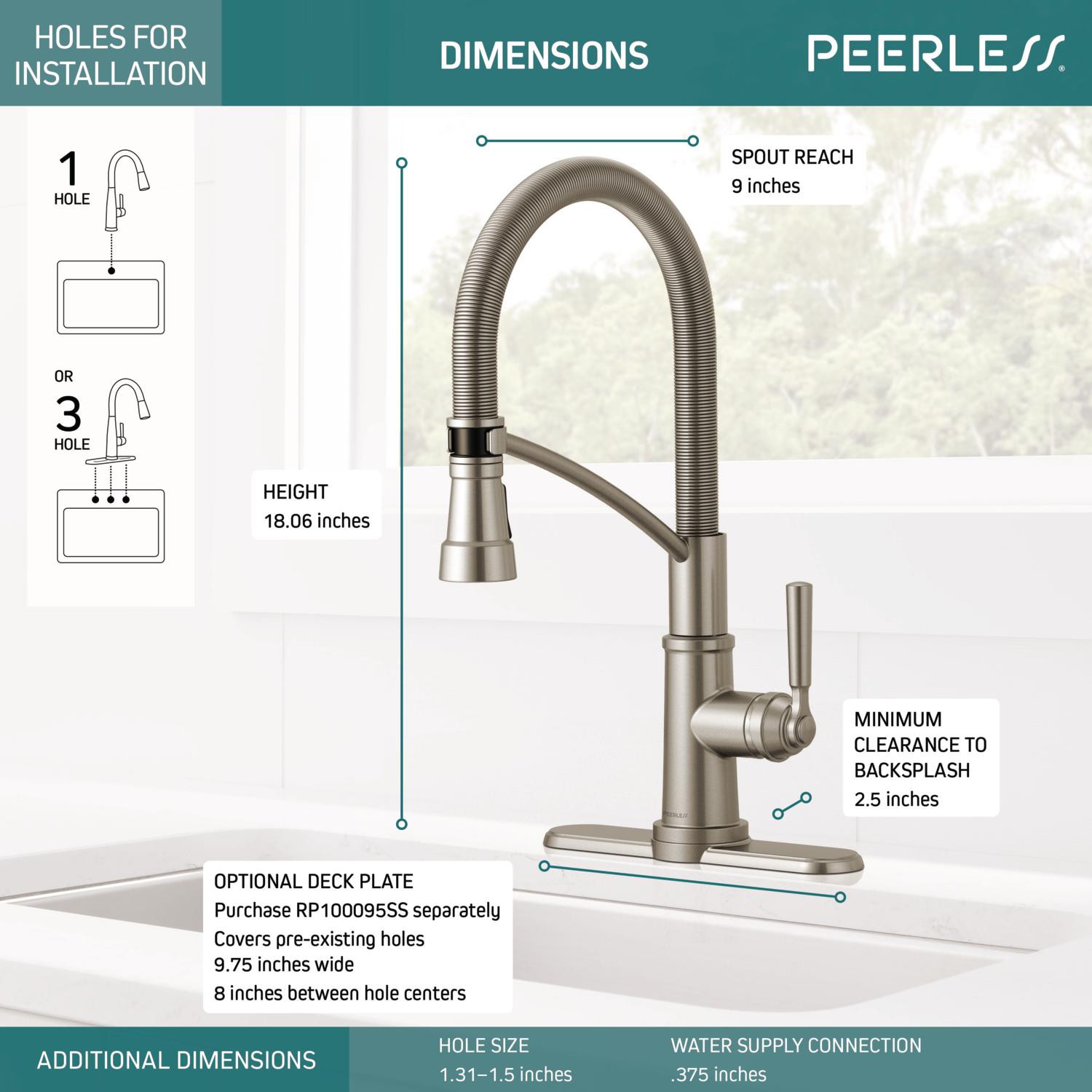 Peerless P7924LF-SS Kitchen-Faucets - View #3