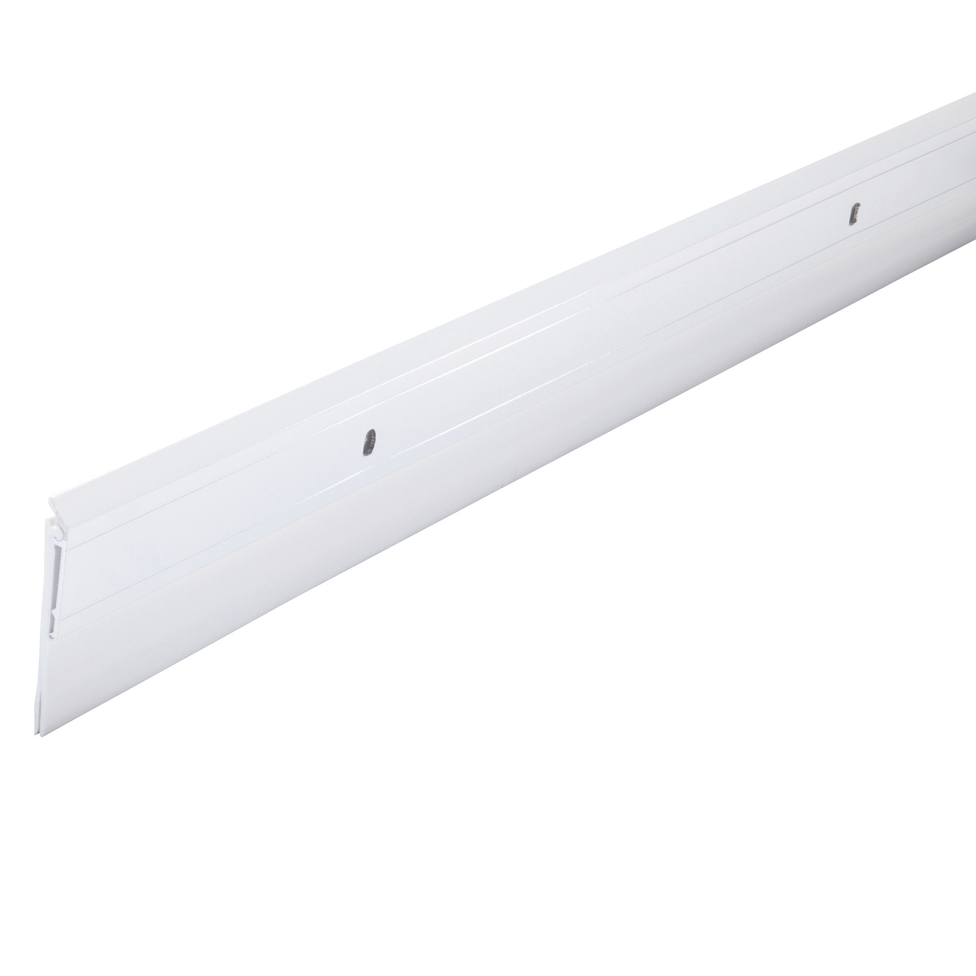 M-D 7-ft x 1-in White Aluminum/Vinyl Door Weatherstrip (3-Pack) in the  Weatherstripping department at